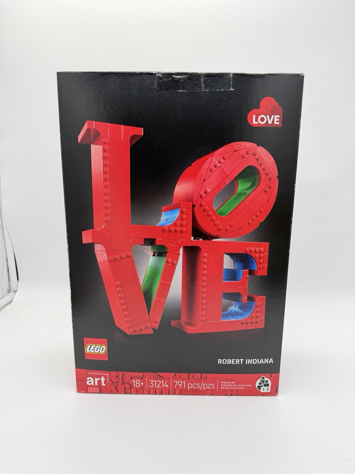 LEGO Art LOVE Collectible Building Set, Home Decor and Couples Gift Idea 31214