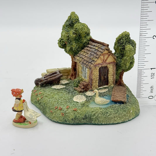 The Danbury Mint Goose Girl Hummel Goebel Miniature 292-P Figurines