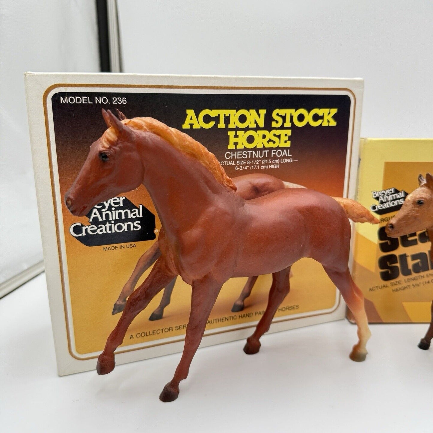 Vintage Breyer Horses Models USA Foals Figurines In Box Set 3