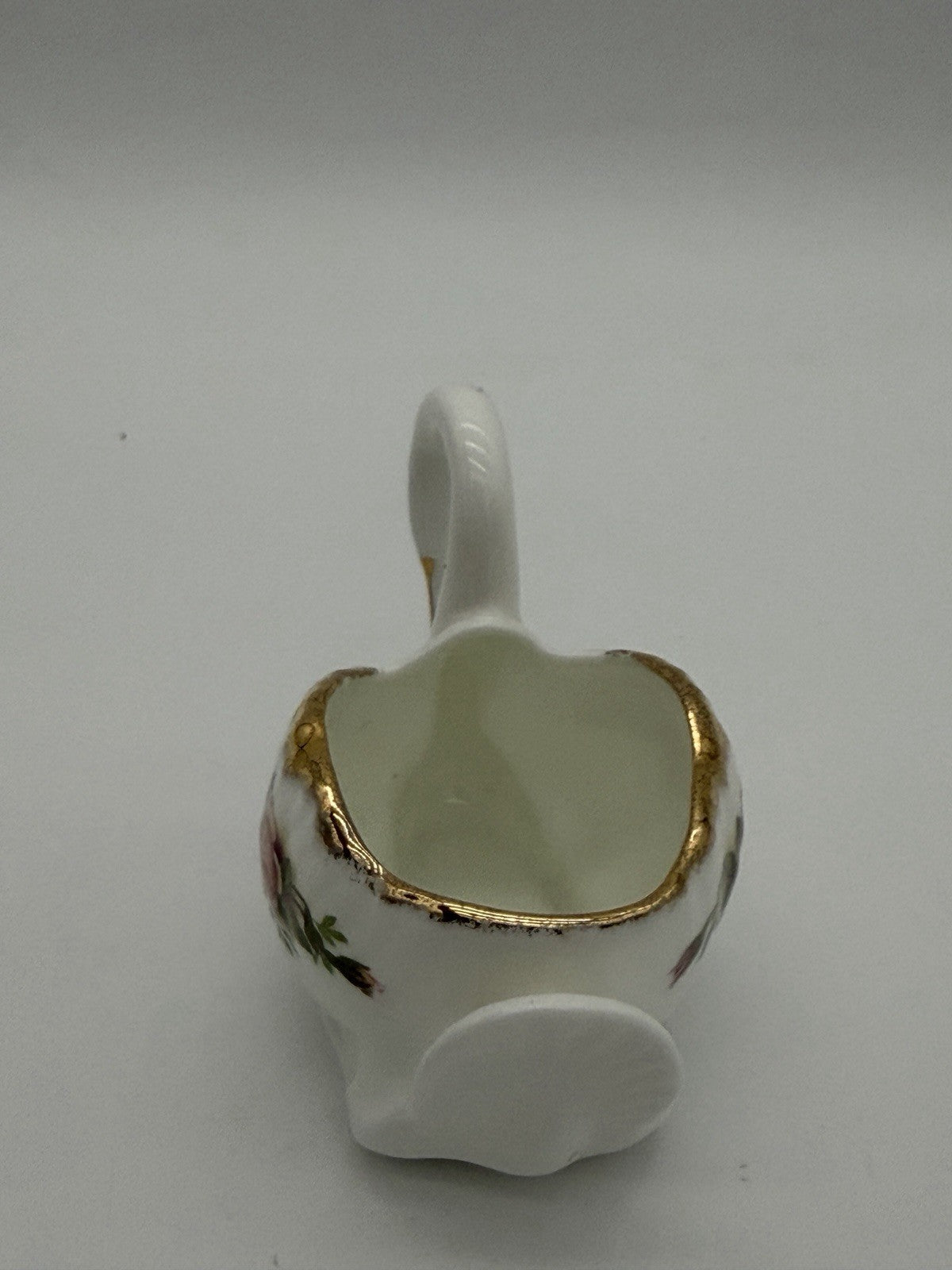 Royal Albert Old Country Roses Porcelain English  Swan Trinket Dish Figurine 2.5