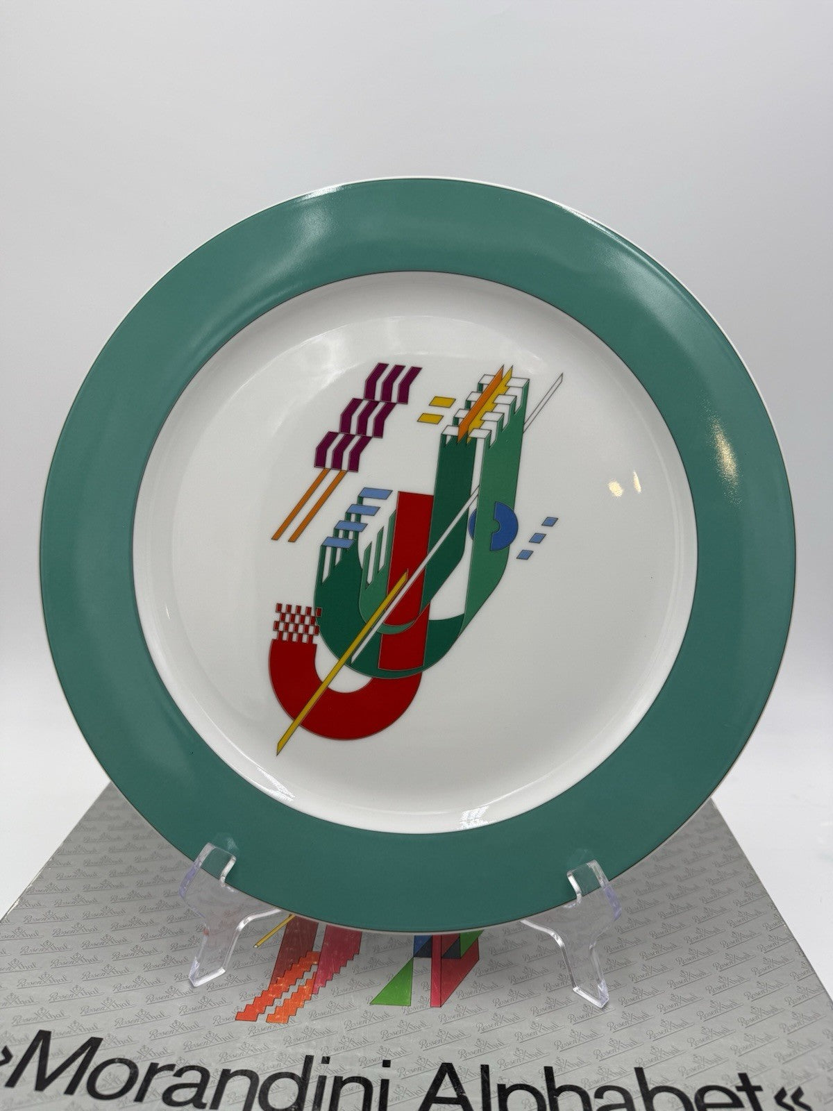 Rosenthal Studio-Line Morandini Alphabet Wall plate Marcello Morandini letter J