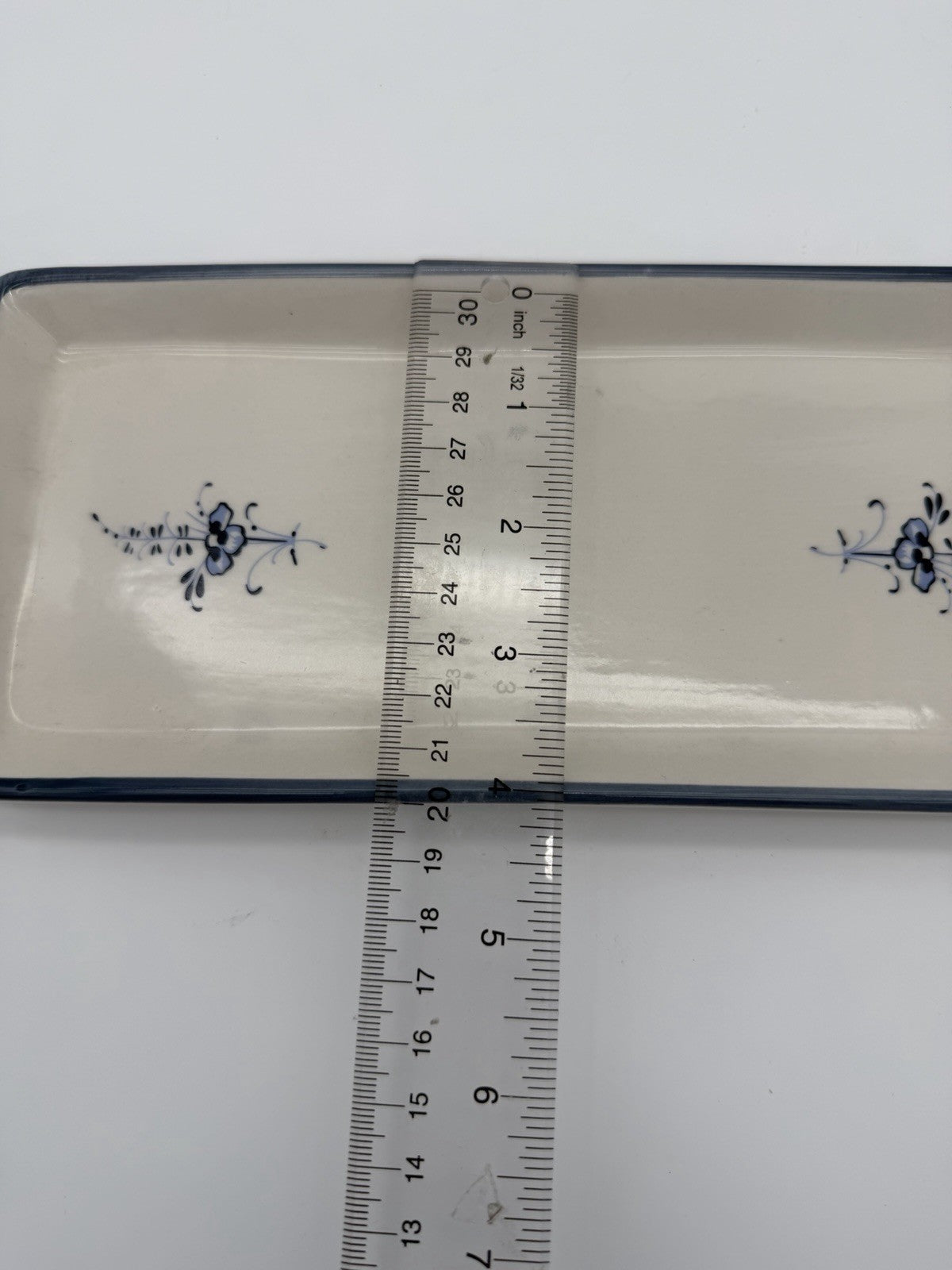Villeroy & Boch VIEUX Old LUXEMBOURG Porcelain Germany Rectangle Handled Tray