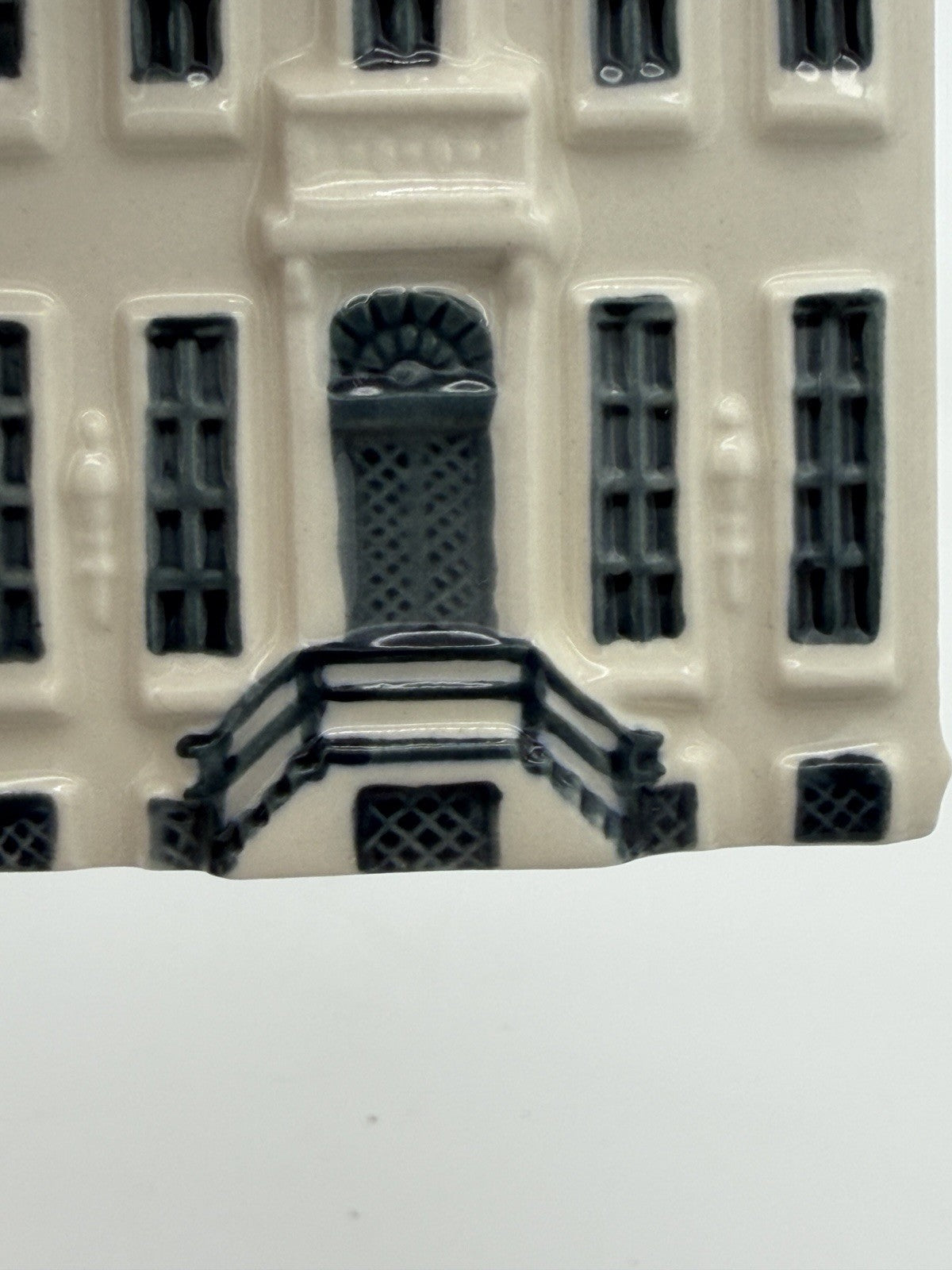 KLM Blue Delft Houses BOLS Amsterdam Empty #83 & #78 Decanters
