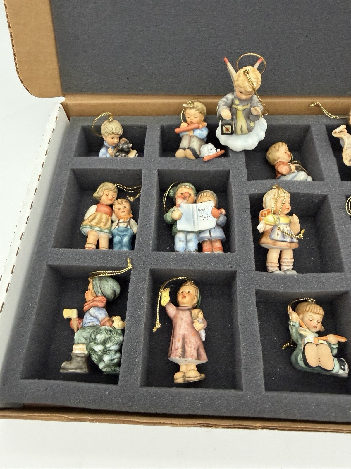 Goebel Berta Hummel Studio Christmas Ornaments Set 13 Pieces Porcelain