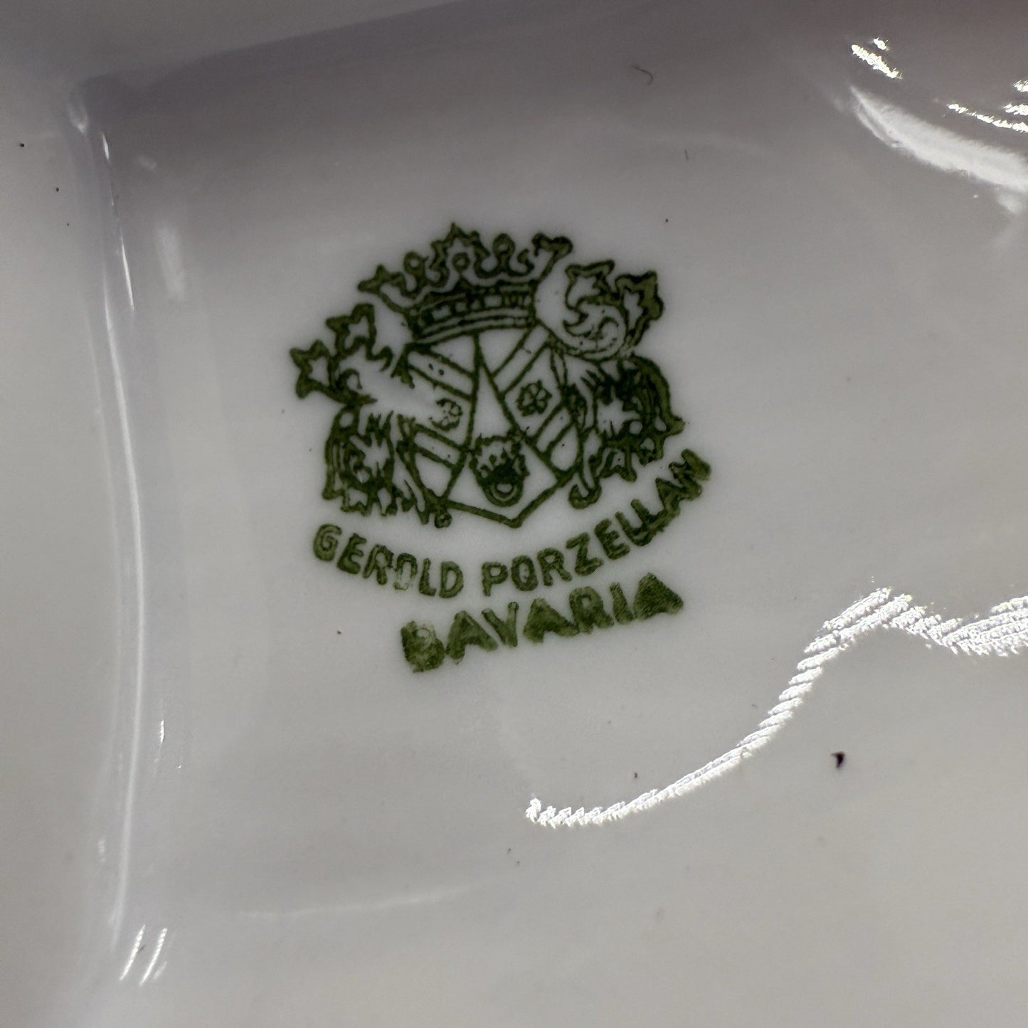 1940 Gerold Porzellan Bavaria Western Germany Figurine Girl W/ Geese Ducks