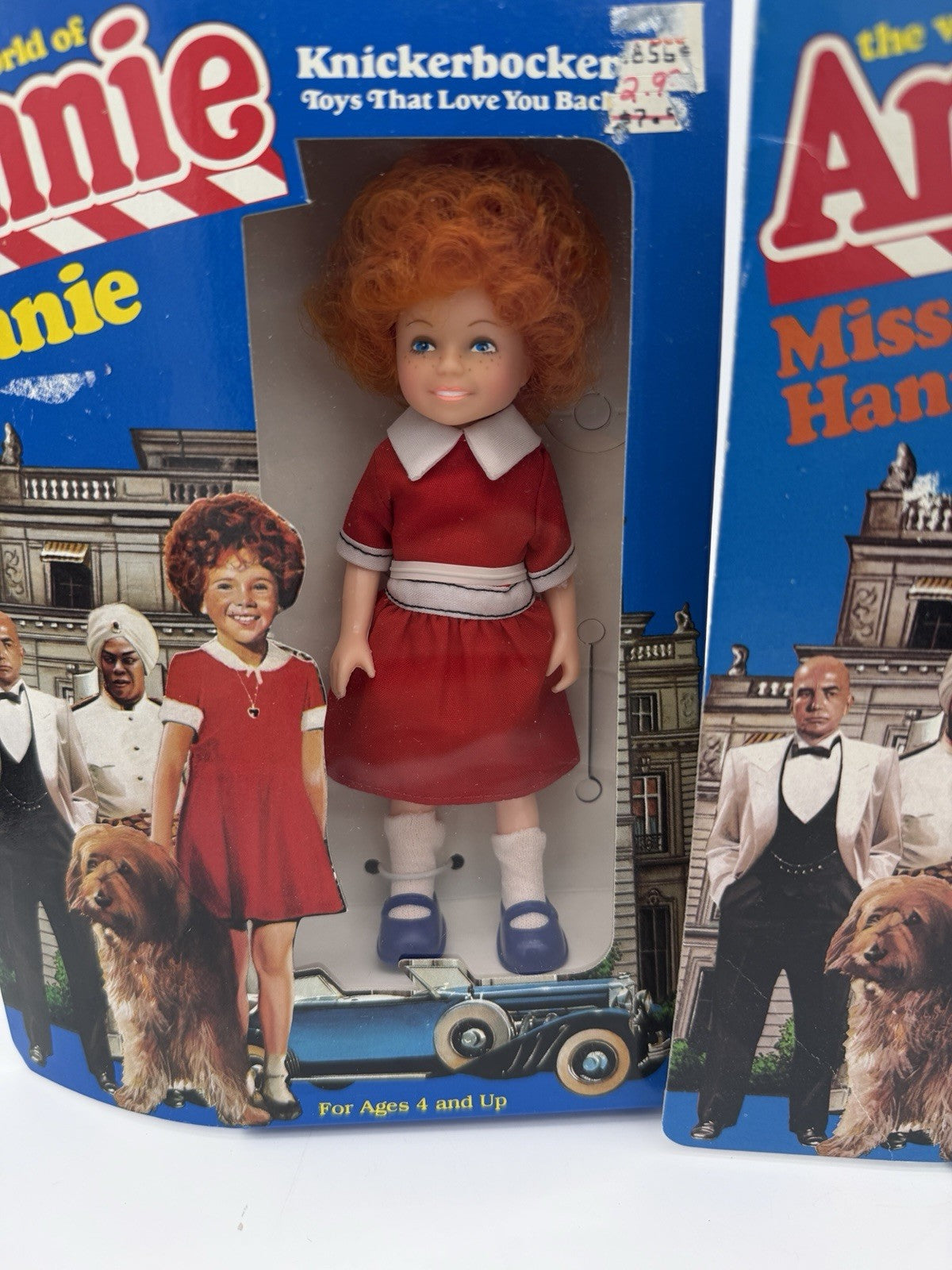Rare Knickerbocker 1982 The World of Annie & Miss Hannigan Dolls Figurines Seald