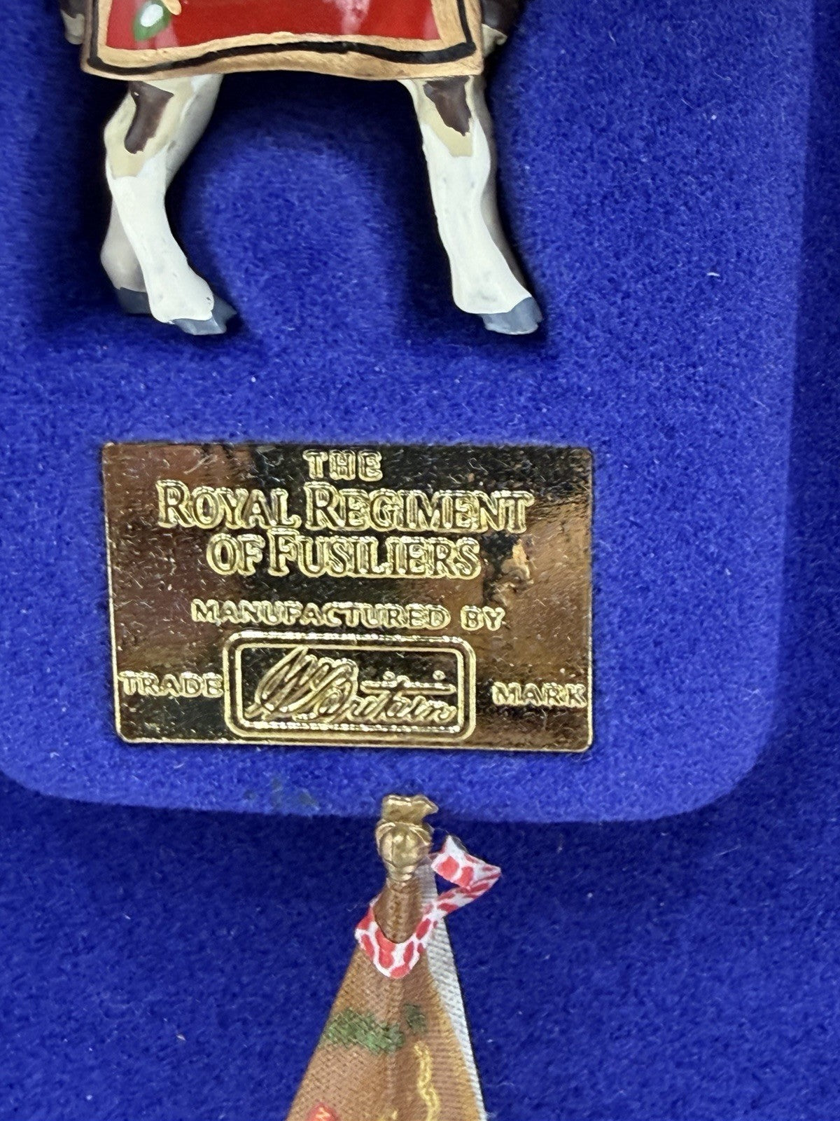 Britains Royal Regiment of Fusiliers 10 Metal Toy Soldiers 1986 NIB /COA