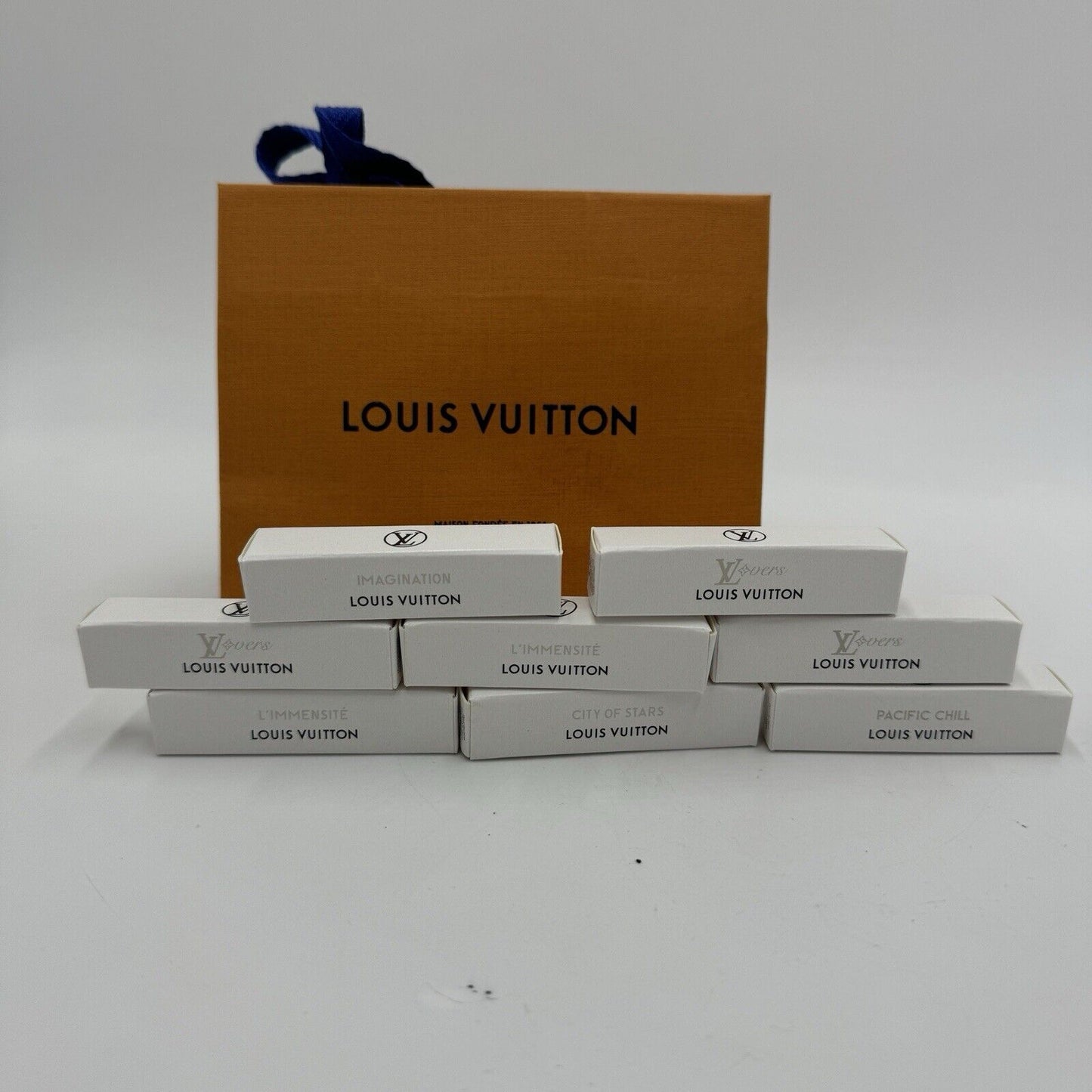 Louis Vuitton Perfume Samples Eau de Parfum 2ml 0.06 FL. OZ 6 Samples Lovers Bag