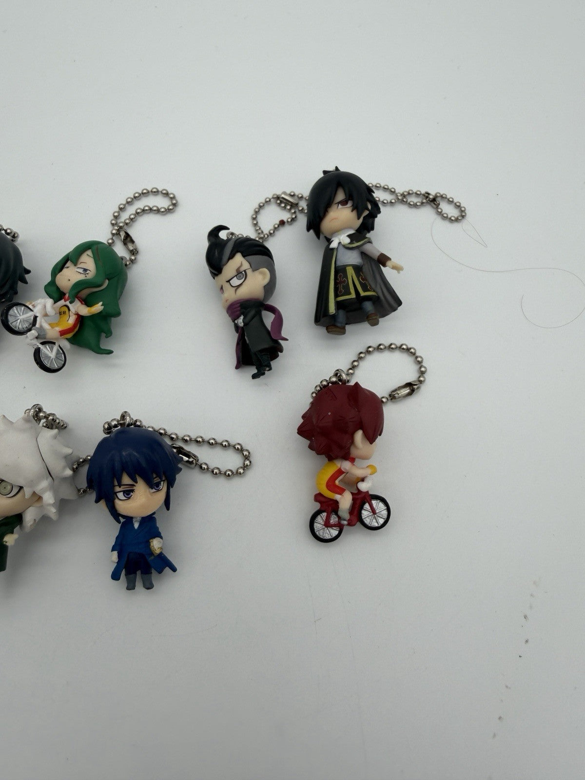 Bandai Takara Tomy Arts Fairy Tail Anime Swing Mascot Keychain Figurines Lot 11
