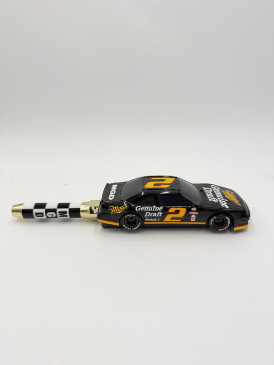 Miller Genuine Draft NASCAR BEER Tap Handle Racing Car MGD