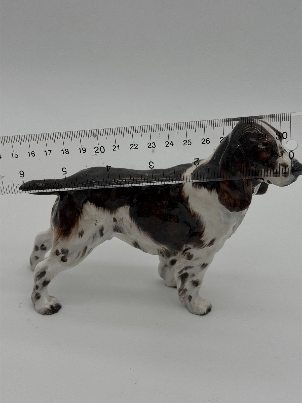 Royal Doulton Porcelain England Springer Spaniel HN 2516 Dog Figurine 5”Hx6”L