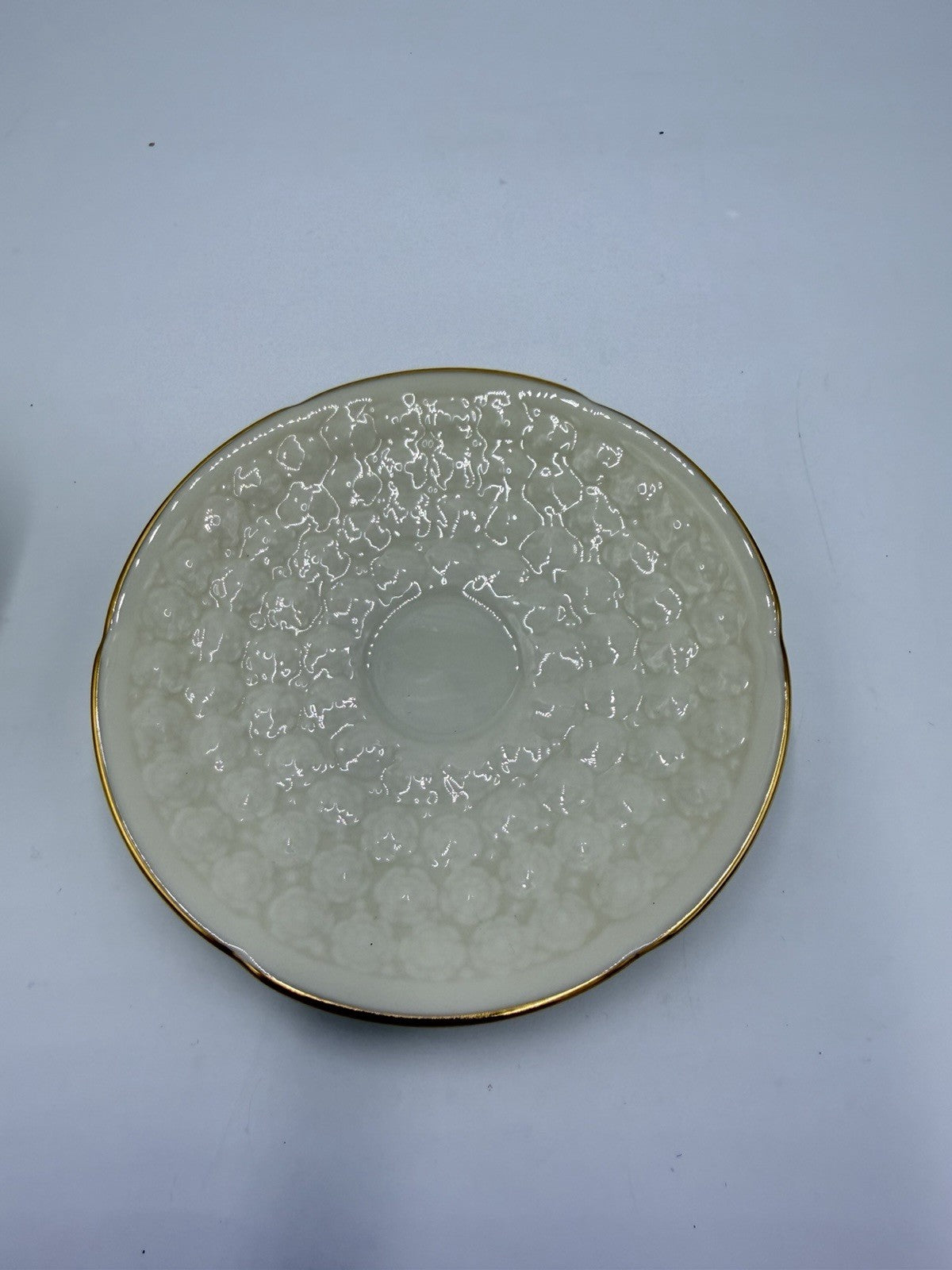 Lenox USA Hawthorne Reproduction 1889 1st Lenox Demitasse Cup & Saucer Set