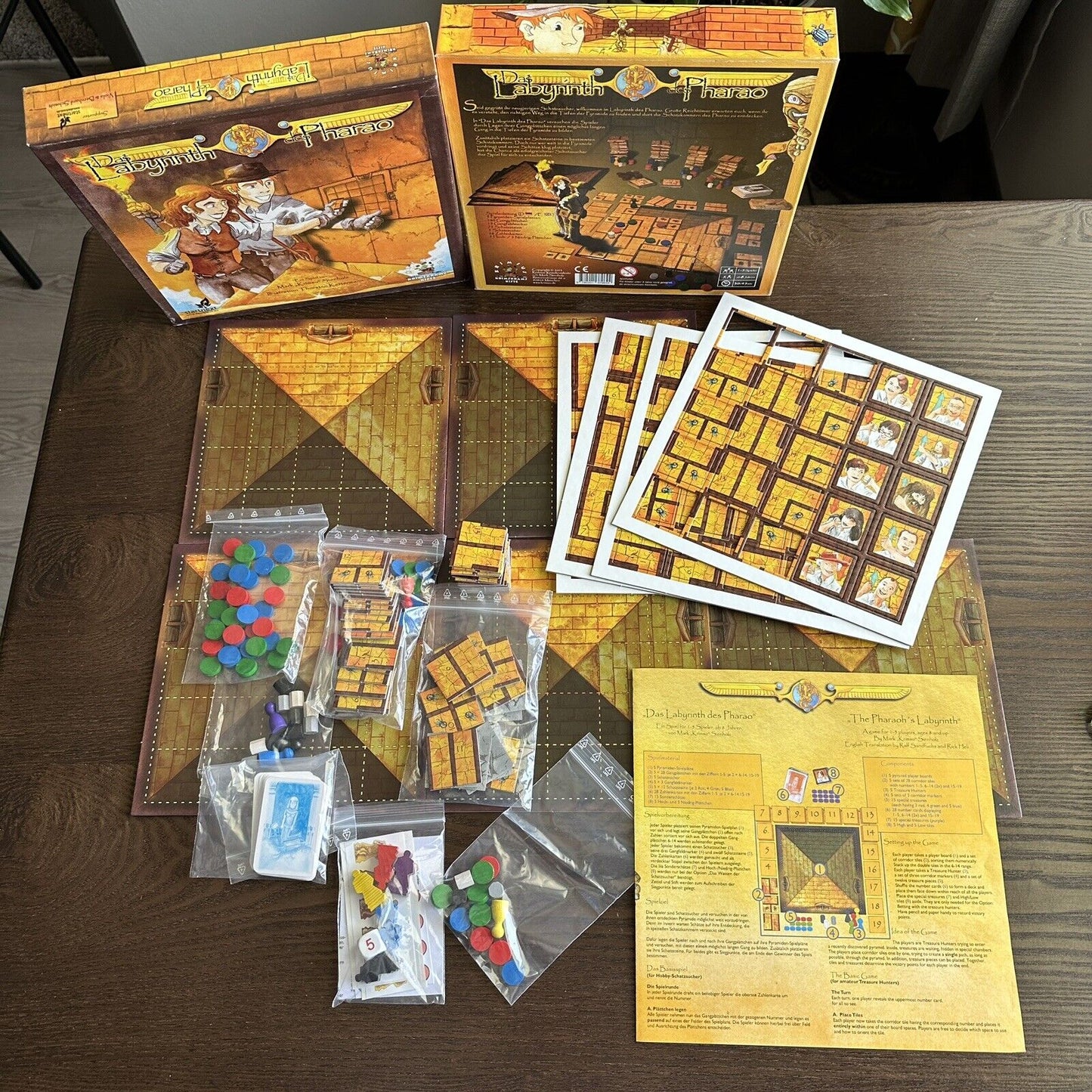 Das Labyrinth Des Pharao Board Game Labyrinth Of The Pharaoh Signed Essen 2013