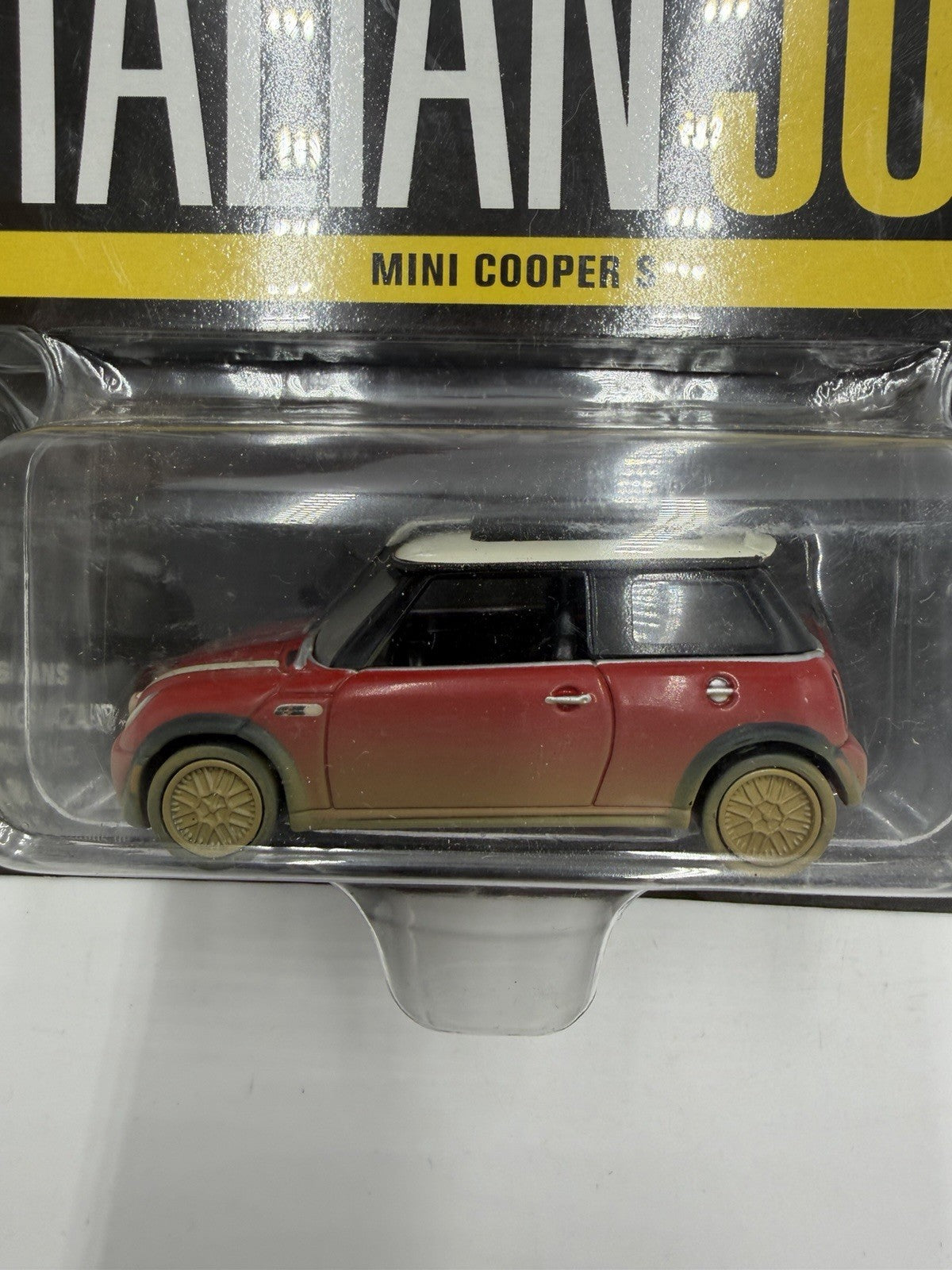Johnny Lightning Hollywood On Wheels The Italian Job Mini Cooper Dusty Red Car