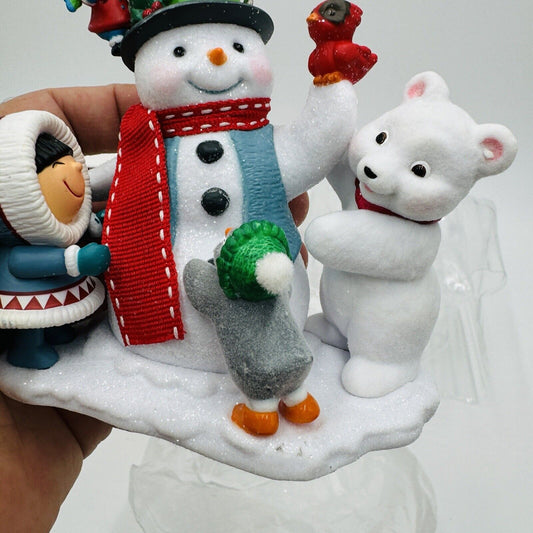 Hallmark Keepsake Ornament Club 2018 Let's Build A Snowman Member Ornament Boxed