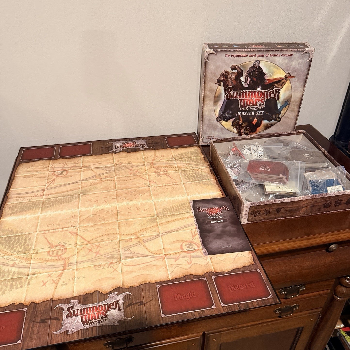 Summoner Wars Master Set Board Game New Open Box Complete Plaid Hat Games