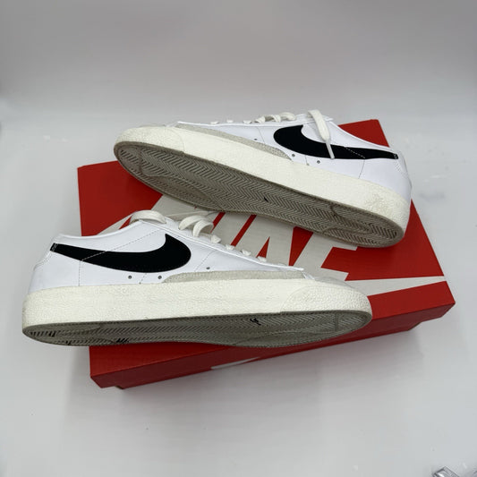 Nike Blazer Low '77 VNTG White/Black-Sail DA6364-101 Size 10.5 Men’s Sneakers