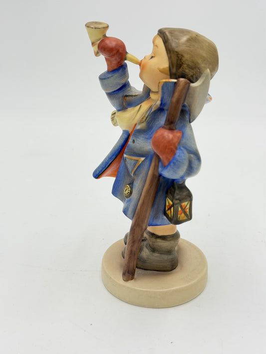 Goebel Hummel Hear Ye Hear Ye 5" Boy with Horn W.Germany 15/0