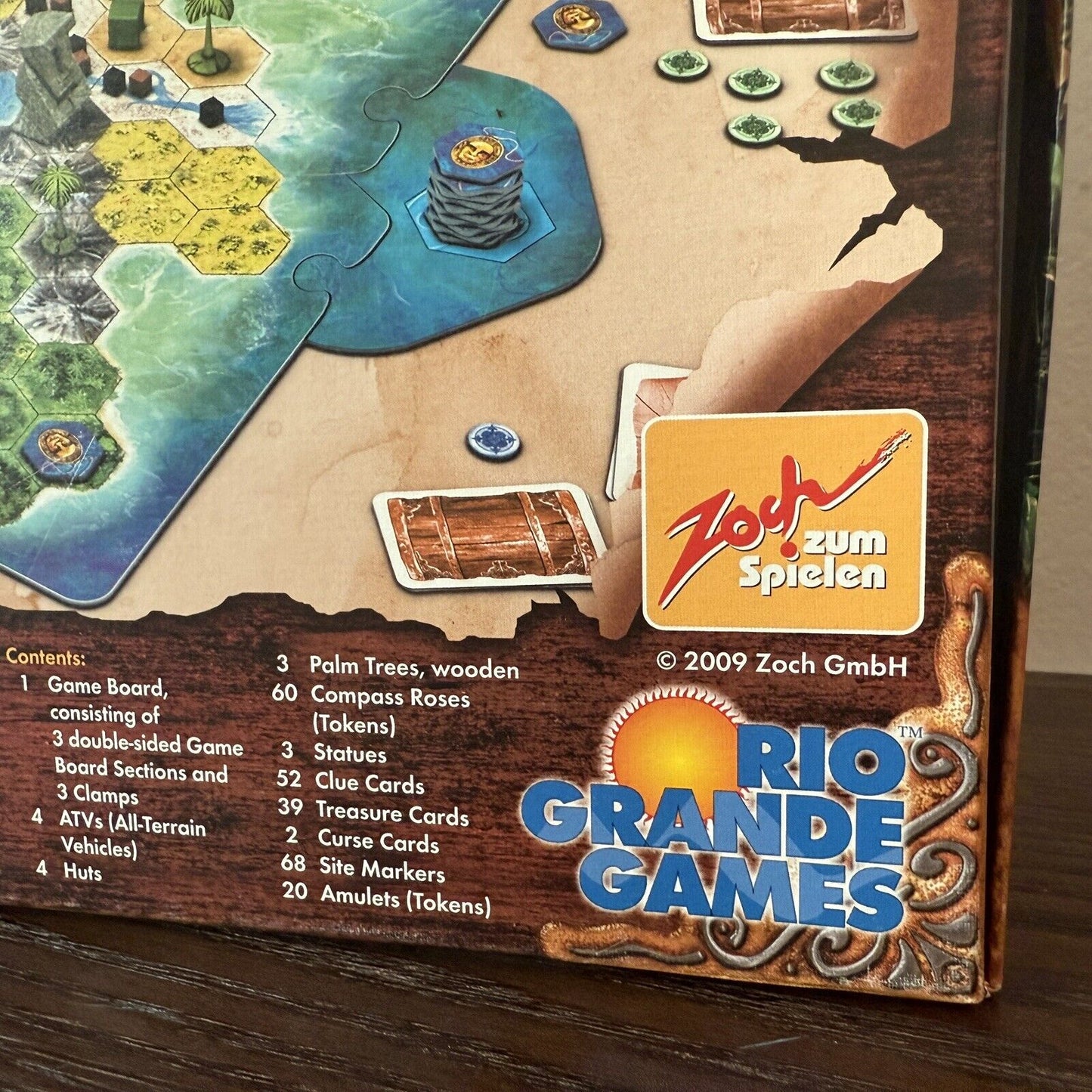 Tobago Board Game Rio Grande Games Zoch Zum Spielen 2009 Complete Rare