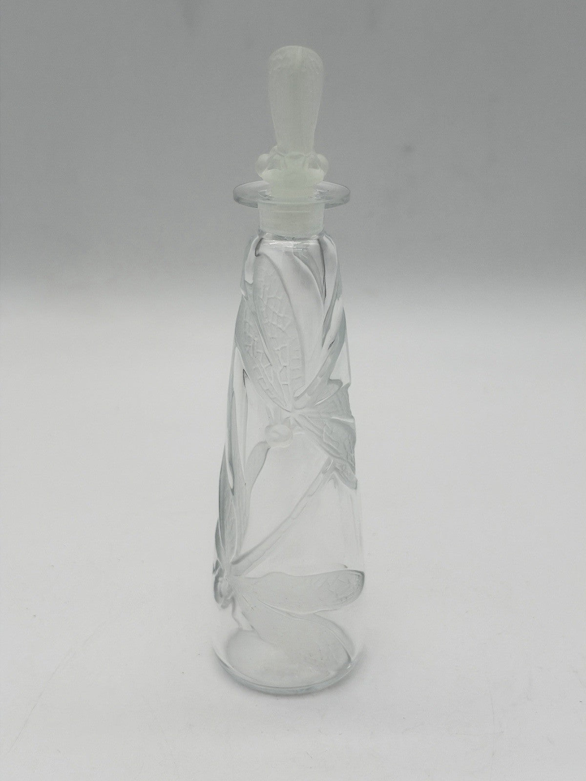 Lucien Gaillard MMA Metropolitan Museum Art glass dragonfly perfume bottle 6.5”