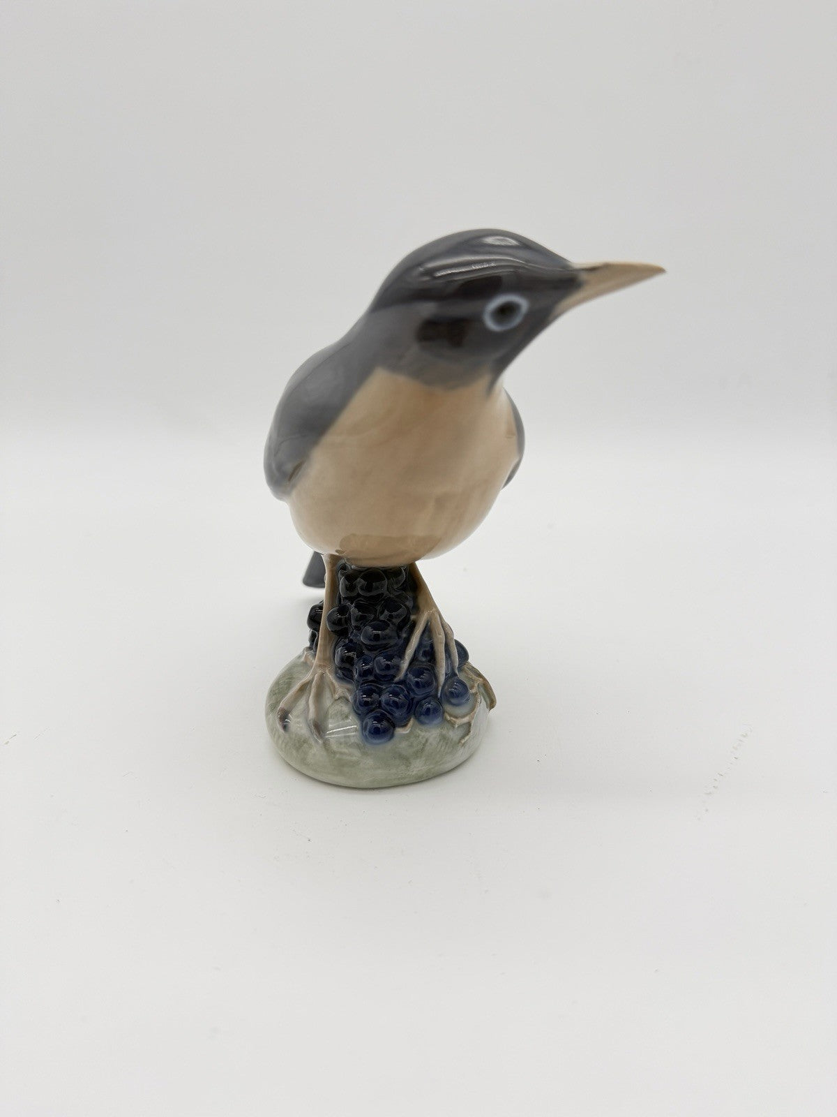 Royal Copenhagen Denmark #1235 Porcelain Redwing Bird Figurine -Ingeborg Nielsen