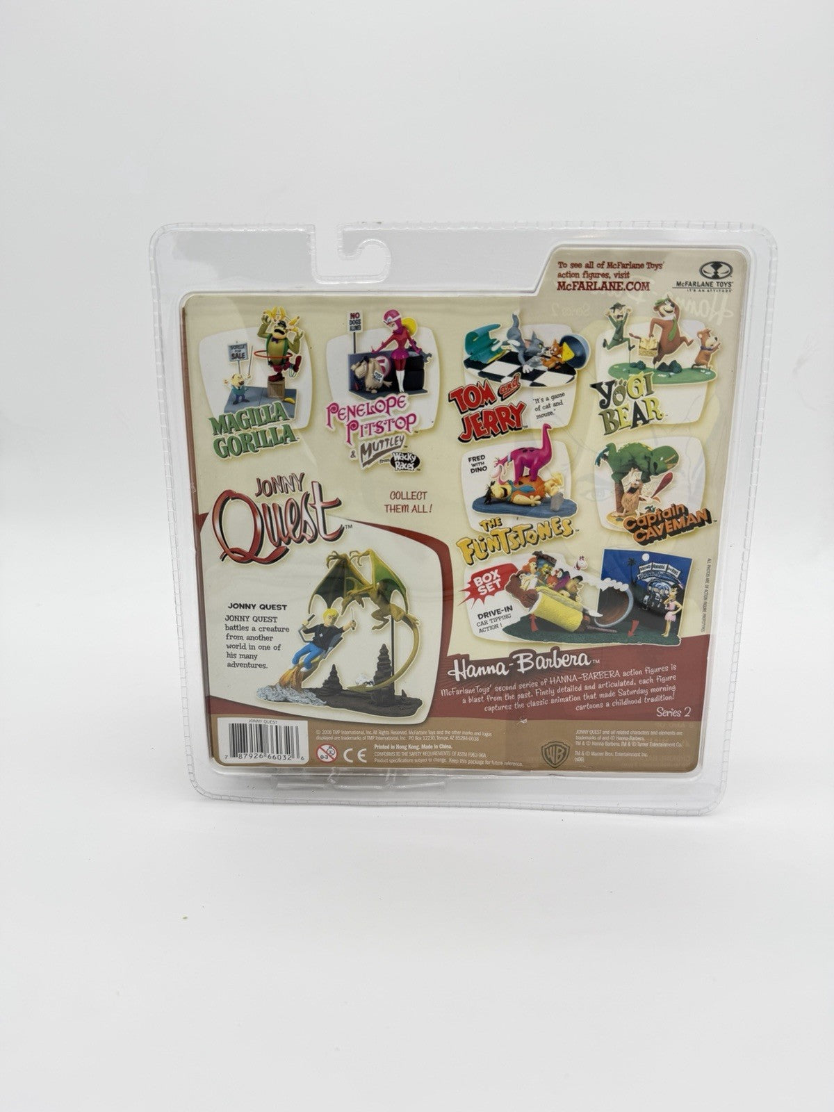Jonny Quest Hanna Barbera Action Figurine Series 2 McFarlane Toys 2006 Sealed