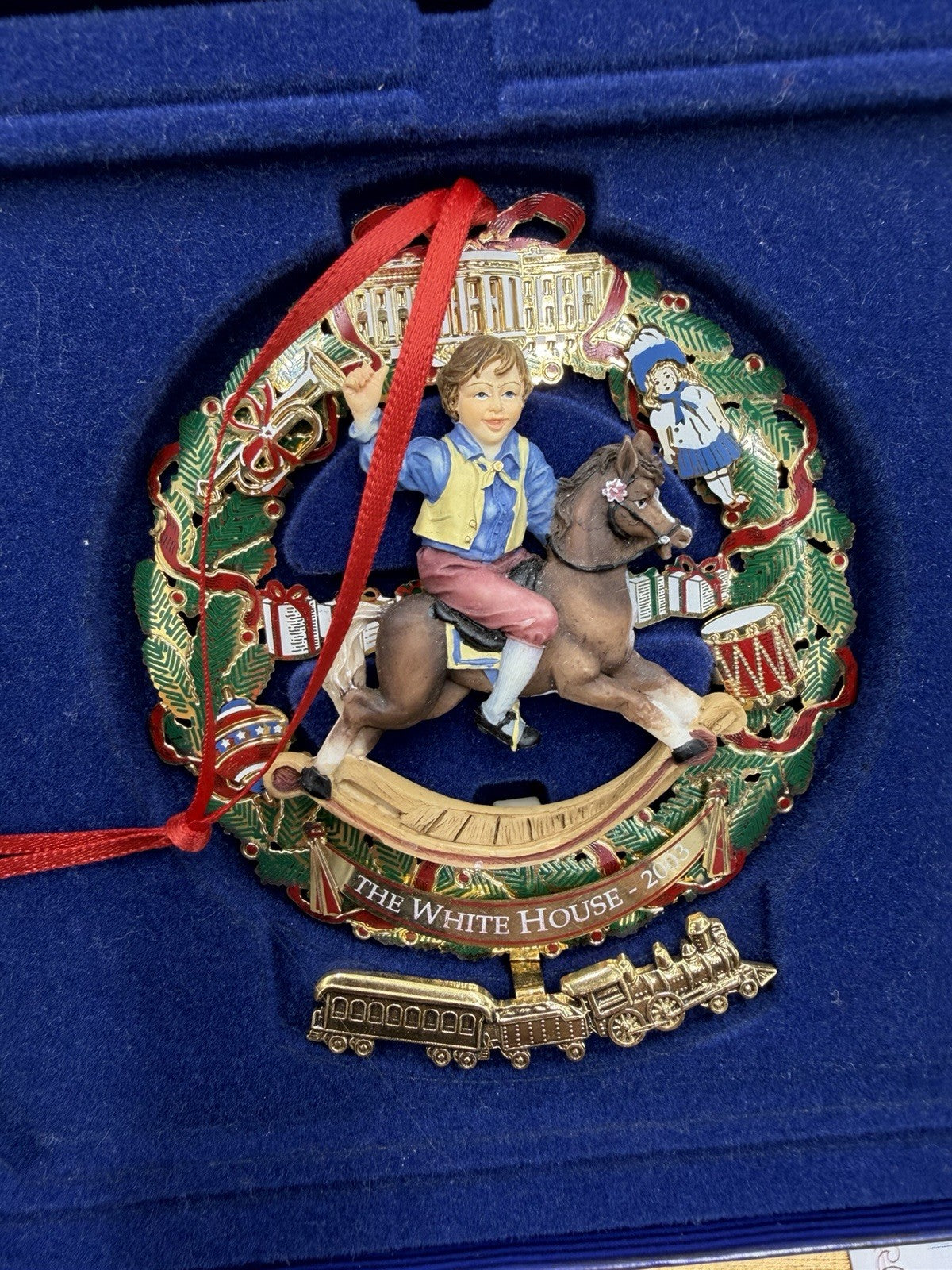 The White House Historical Association Christmas Ornaments 9 PCs America