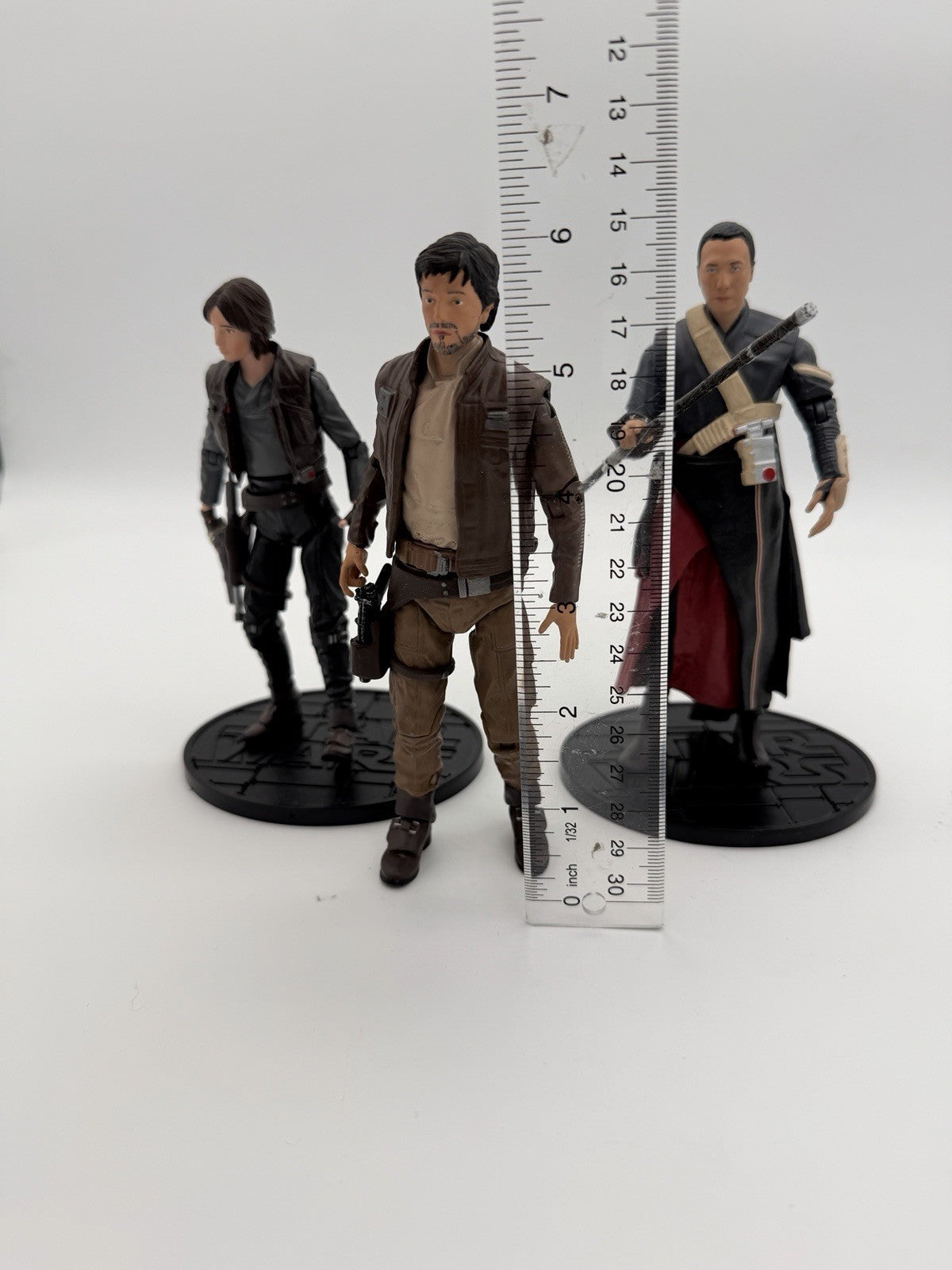 Star Wars die-cast action figures Disney Store Elite Jyn Erso Cassian Chirrut 3