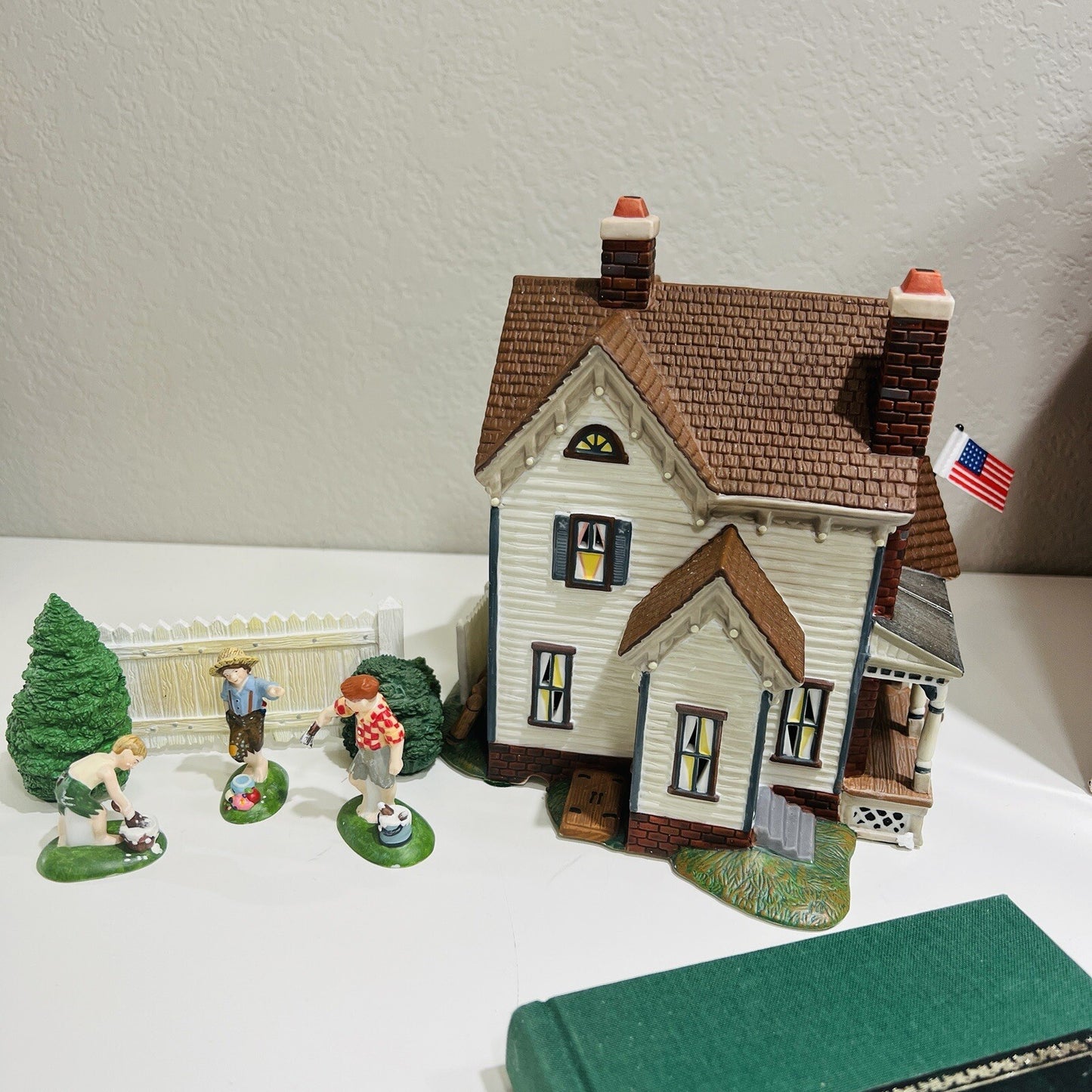 Department 56 House Aunt Polly's Adventures of Tom Sawyer Christmas Village