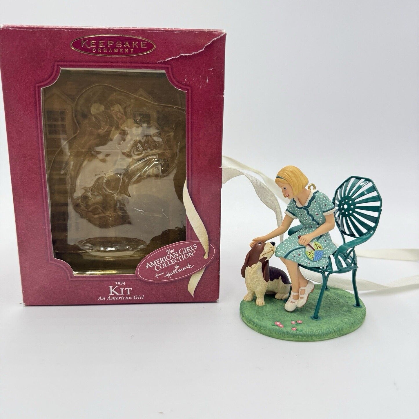 Hallmark Keepsake 1934 Handcrafted "Kit An American Girl" Ornament with Box