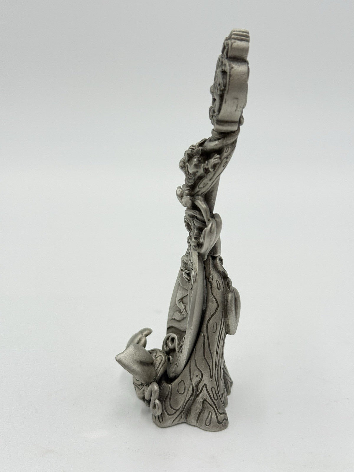 Rare Disney JACK & THE BEANSTALK PEWTER COLLECTIBLE SPOON WITH STAND 1996