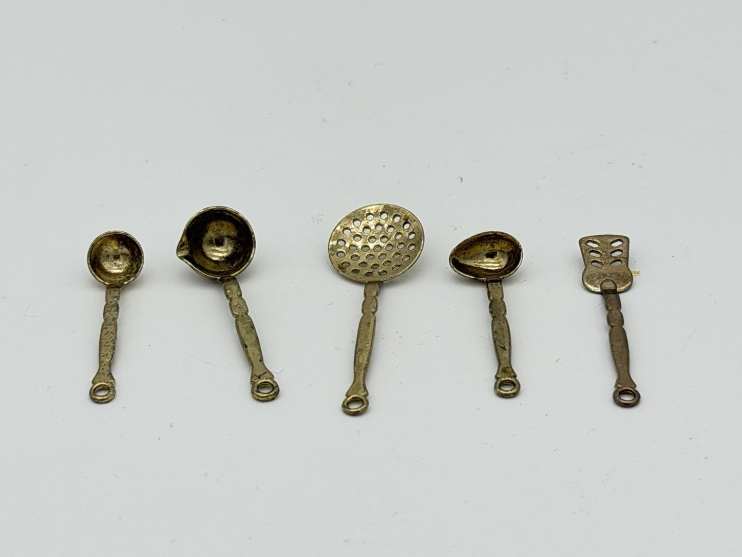 Vintage Bodo Hennig Dollhouse 1:12 5 PCs Kitchen Utensils Miniature Set