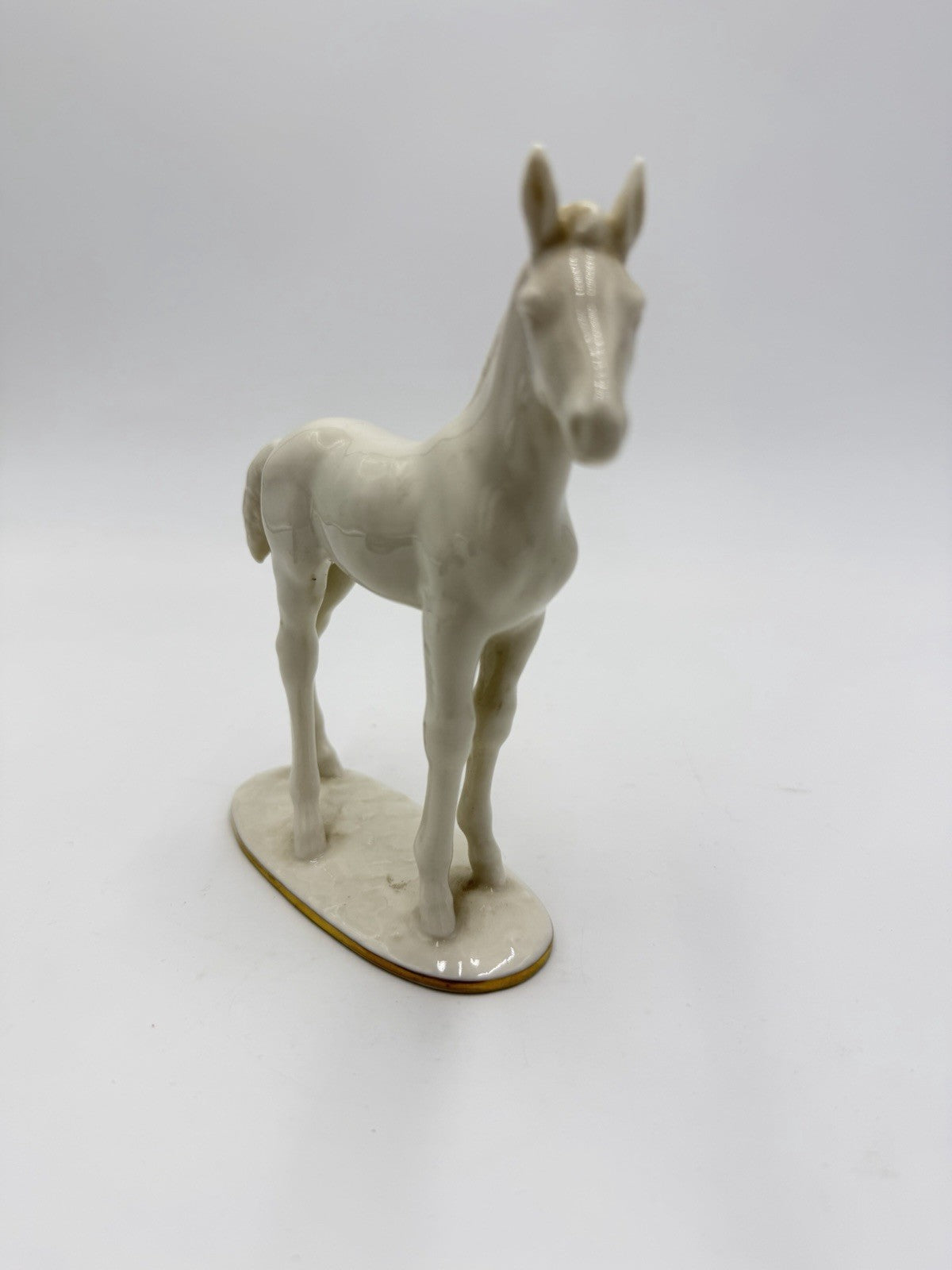 Vintage Hutschenreuther Selb Porcelain Horse Foal Figurine Max Fritz Germany