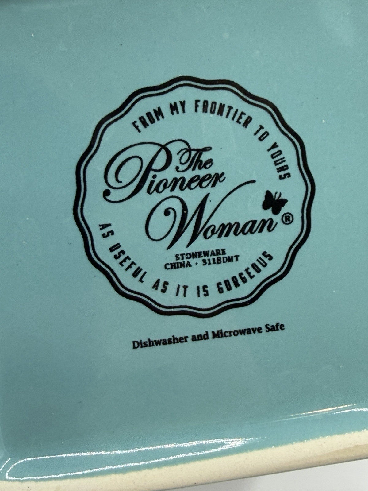 The Pioneer Woman FLORAL MEDLY Four Piece Condiment Set w/Wooden Tray Country