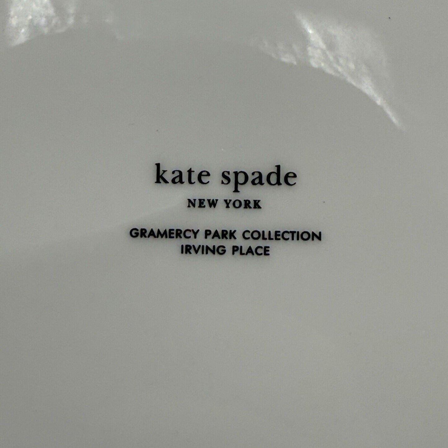 Lenox Kate Spade New York Gramercy Park Collection Irving Place 2 Dinner Plates