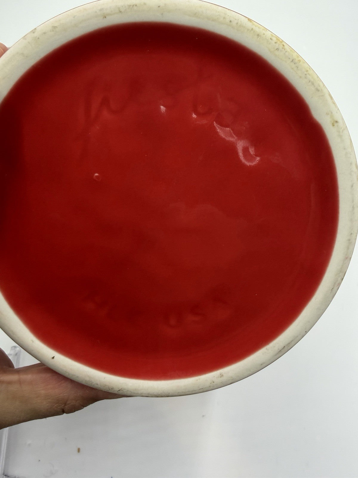 Fiesta Ware USA Homer Laughlin Fiestaware 10" Large Red Canister W/Lid Scarlet