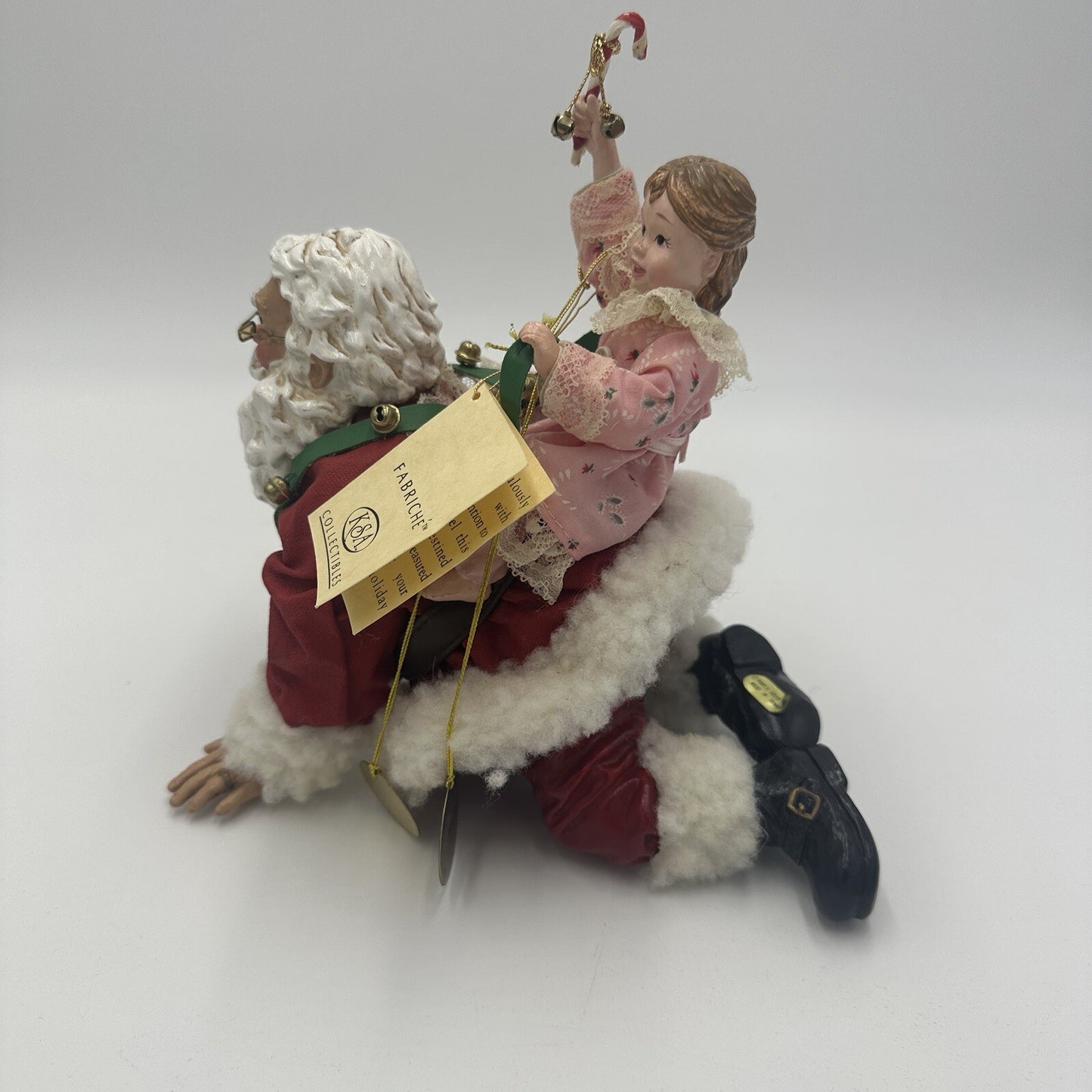 Kurt Adler Grandpa Santa Piggy Back Marjorie Rothberg Figurine Limited Edition