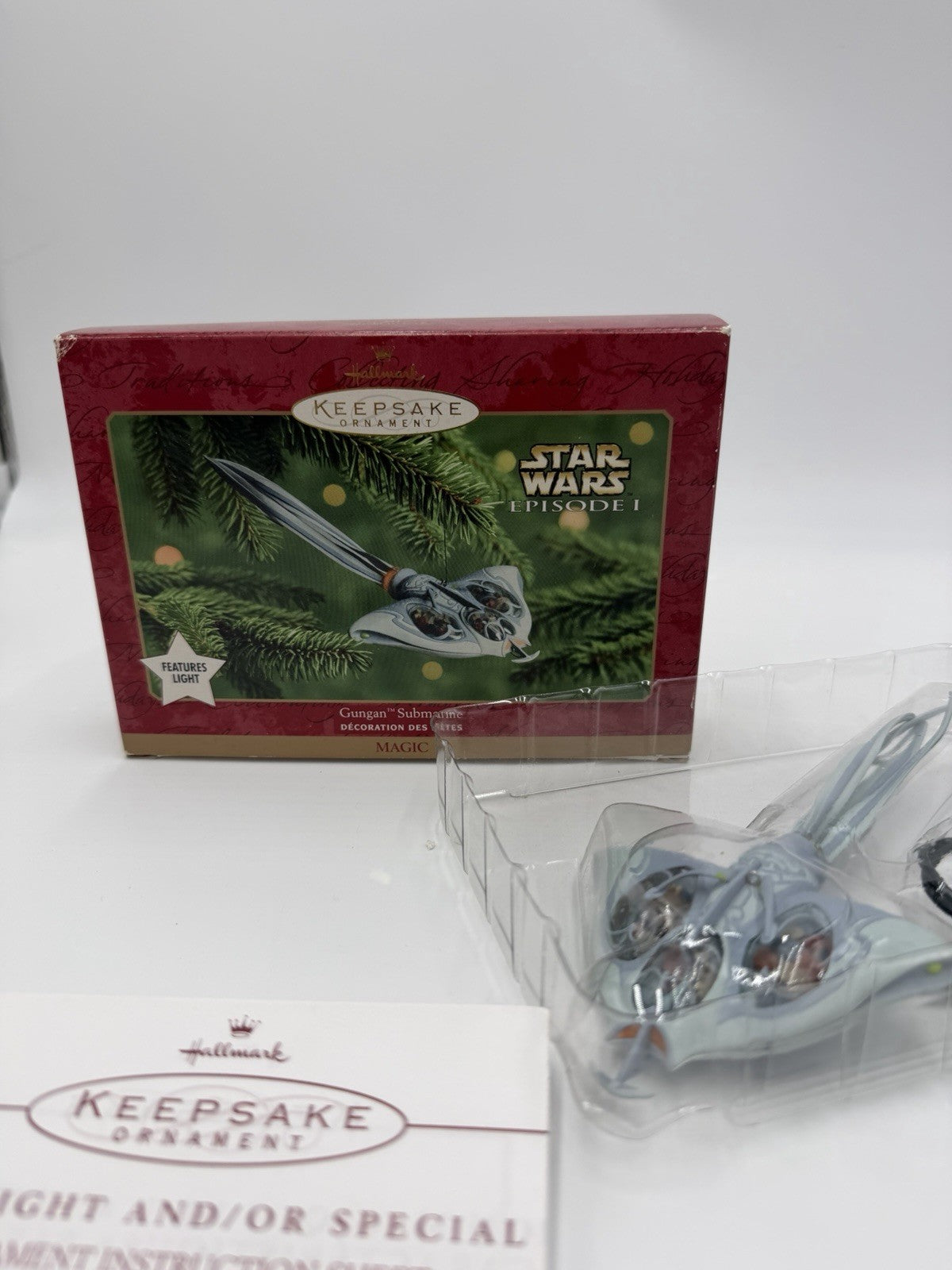 Hallmark Lucas Film Star Wars Episode 1 Gungan Submarine Ornament Magic