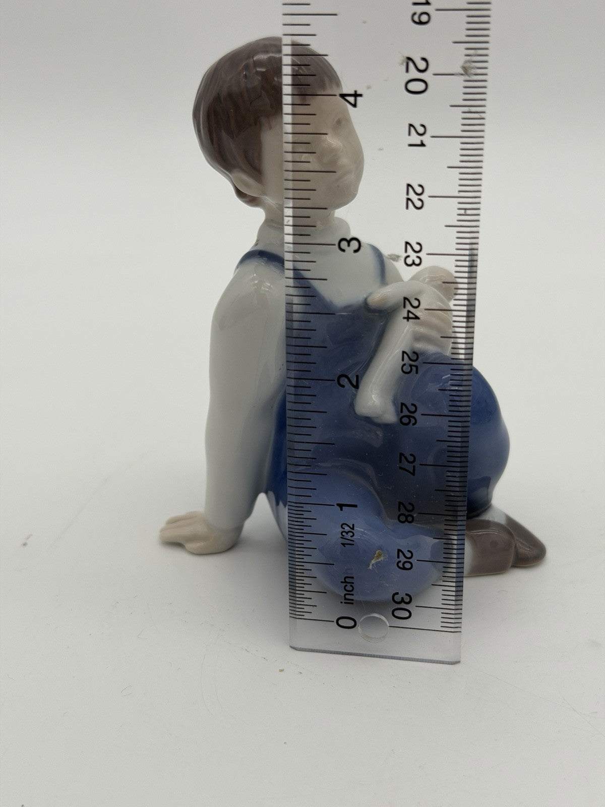 Bing and Grondahl Denmark Porcelain Painted Children's Hour Figurine #2400 Vtg