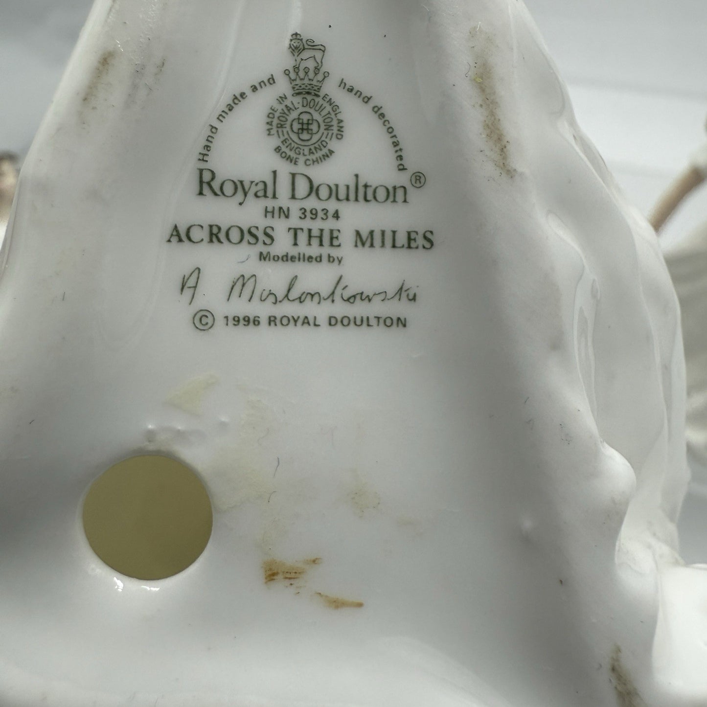 Royal Doulton Porcelain England White Ladies By A. Maslankowski Figurines Set