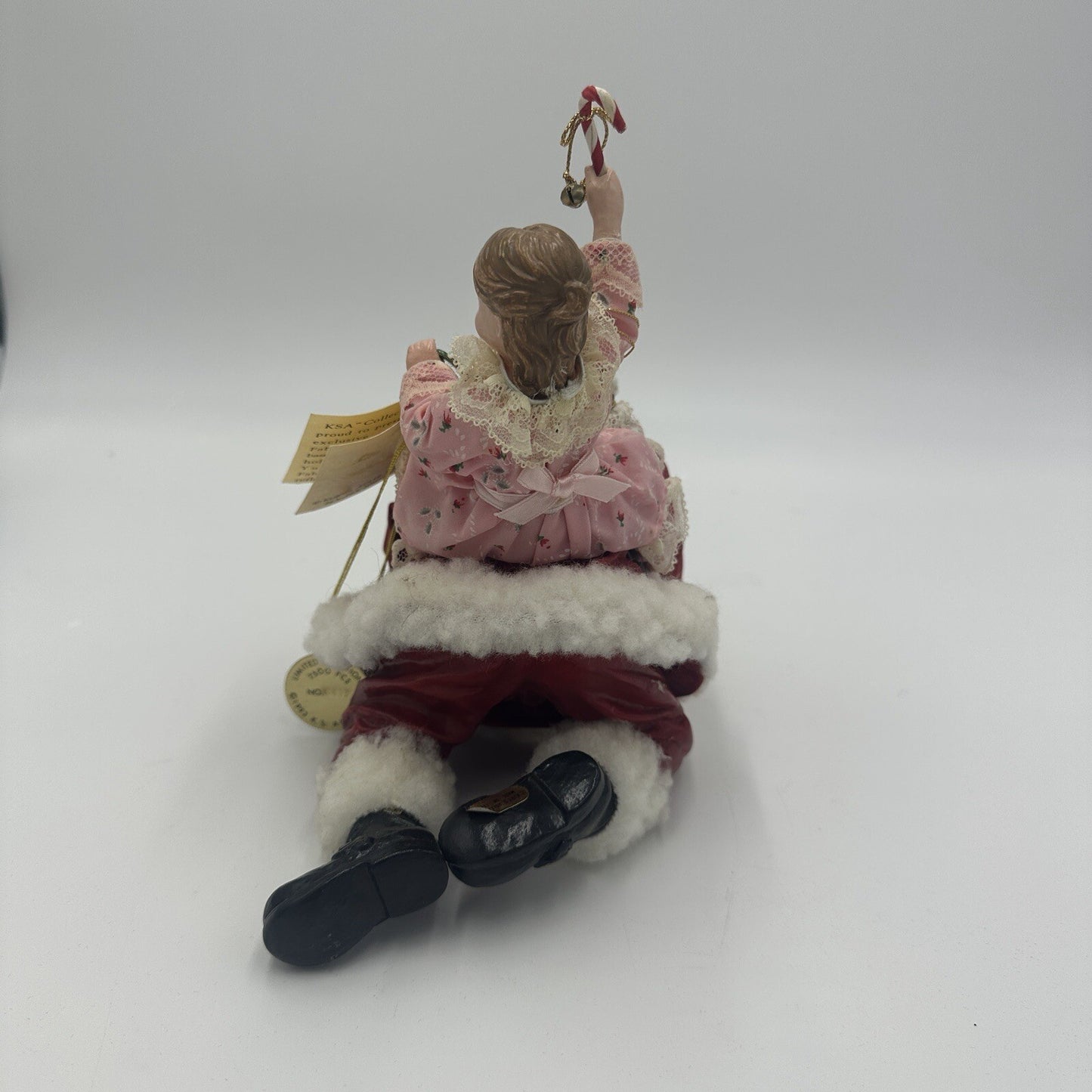 Kurt Adler Grandpa Santa Piggy Back Marjorie Rothberg Figurine Limited Edition