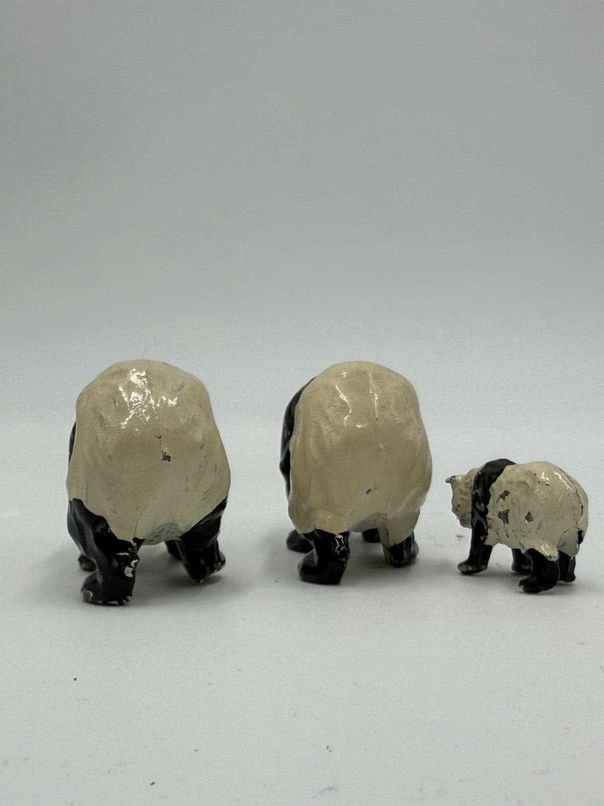 Britains Ltd Lead Metal Zoological Series No. 9011 Panda Bears England Figurines