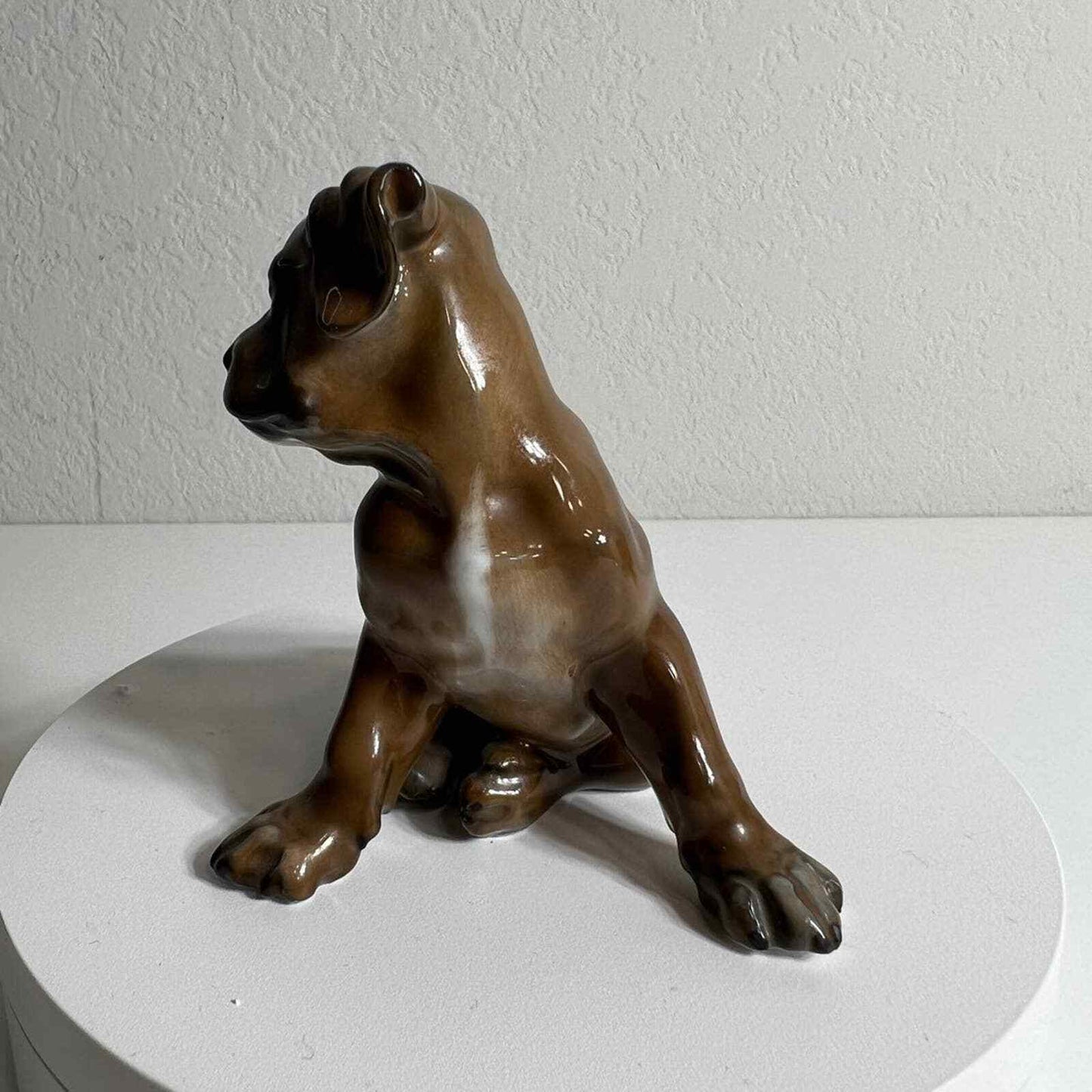 Rosenthal Boxer Dog Figurine Puppy German Vintage Porcelain Germany