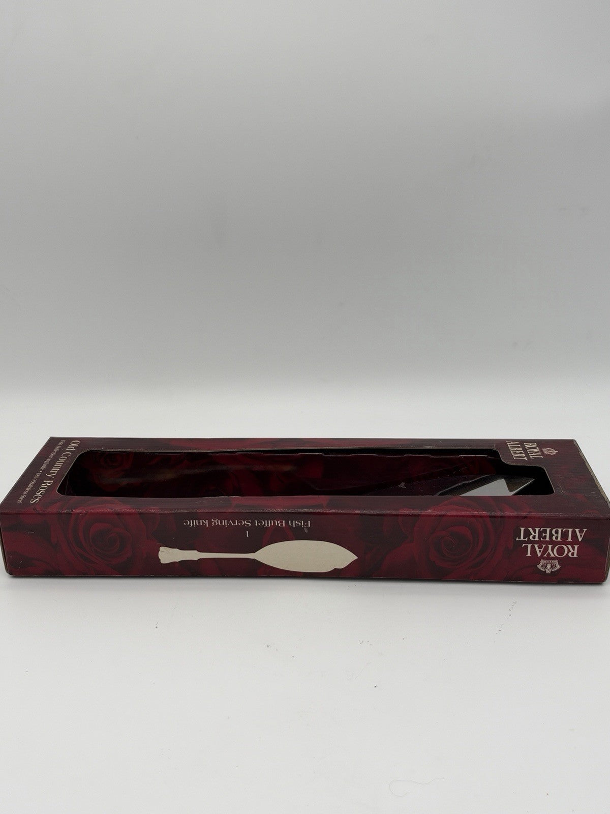 Royal Albert Old Country Roses Fish Buffet Serving Knife Stainless New In Box
