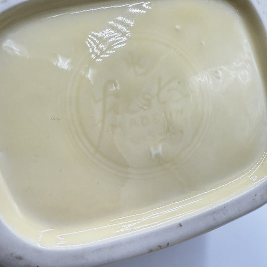 Fiestaware Vintage USA Disc Water Pitcher Original Ivory Fiesta Large 7in x 8in