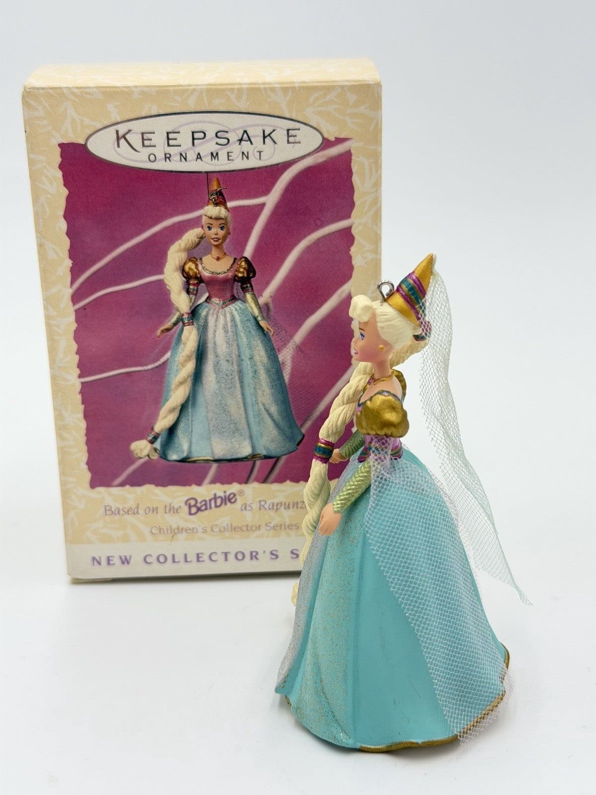 VTG Hallmark Keepsake Barbie as Rapunzel Ornament 1997 #1 On Series