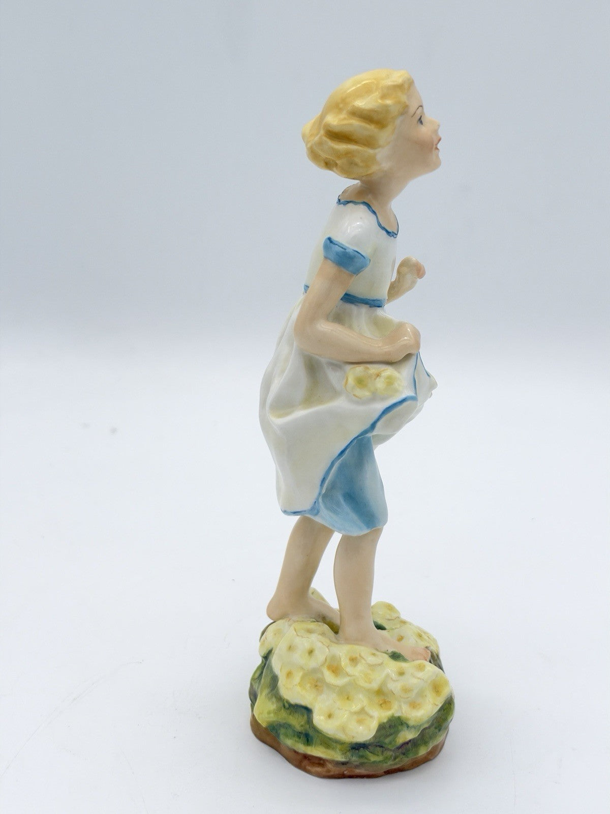 Royal Worcester porcelain figurine The First Cuckoo No. 3082 By F. Doughty Rare