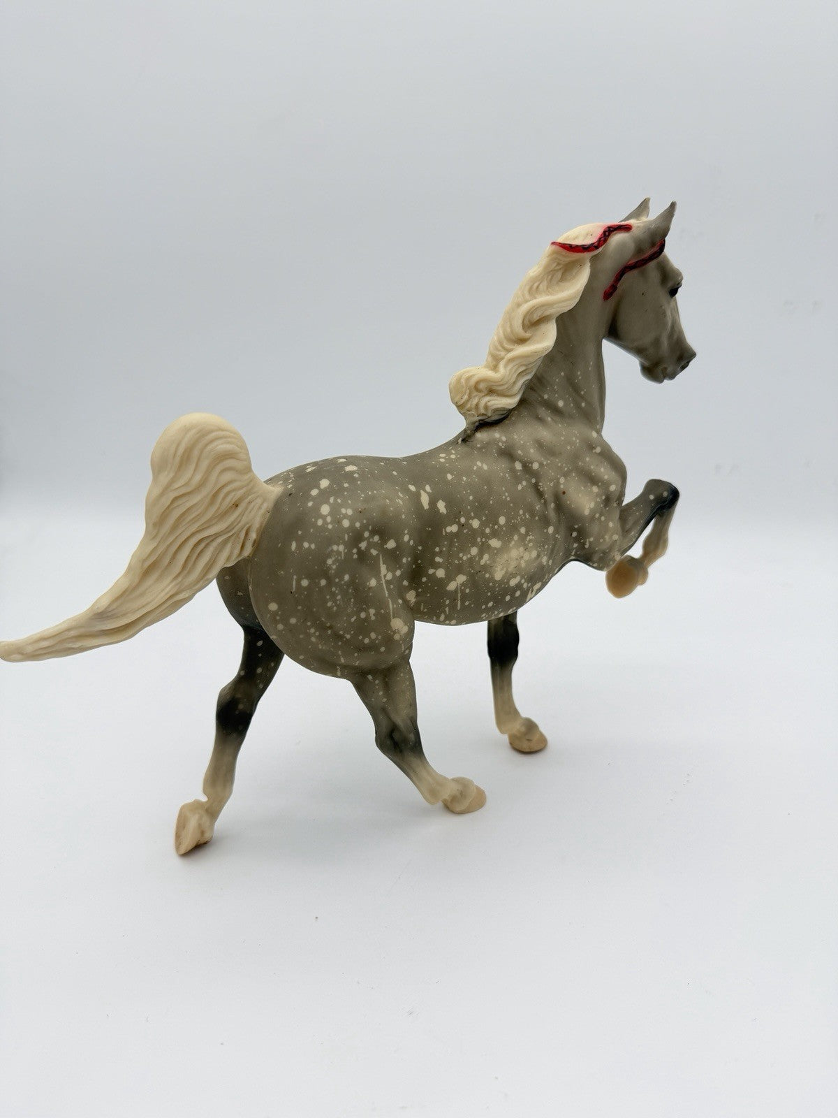 Breyer Horse American Saddlebred dapple grey Five Gaiter Rare Spotted Figurine