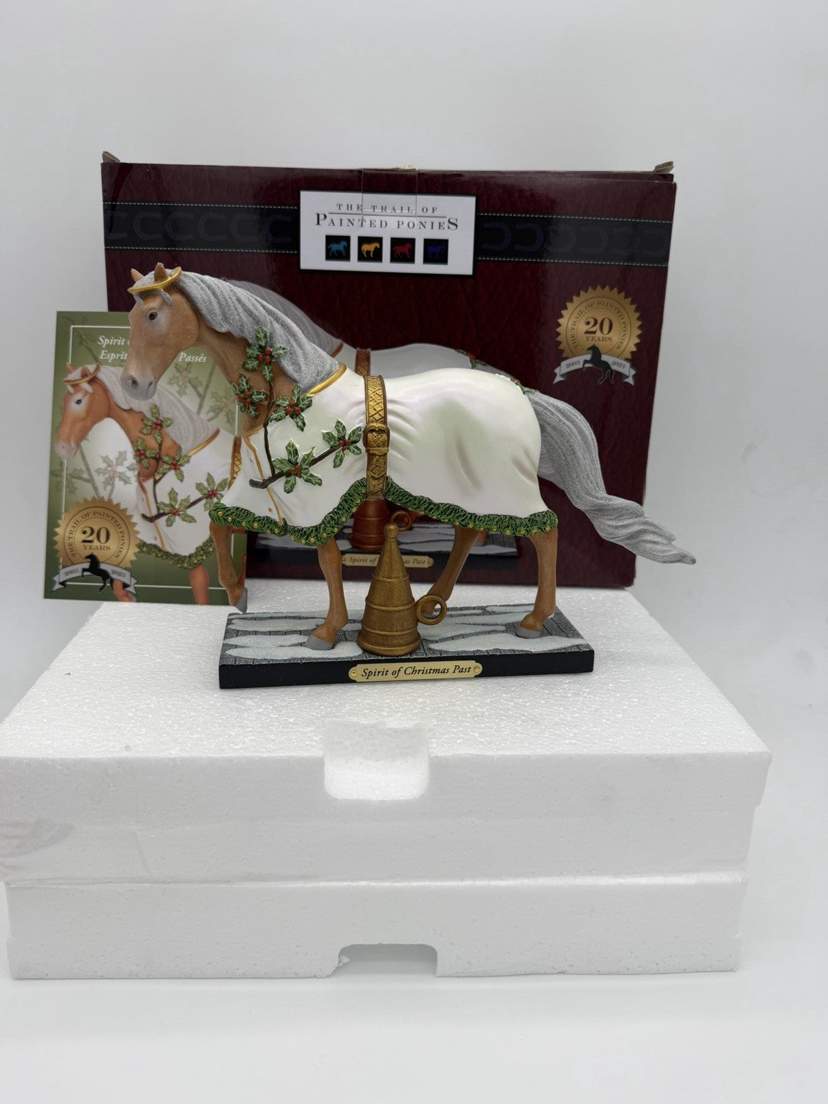 The Trail of painted Ponies Spirit Of Christmas  past Horse Figurine 2023 Box