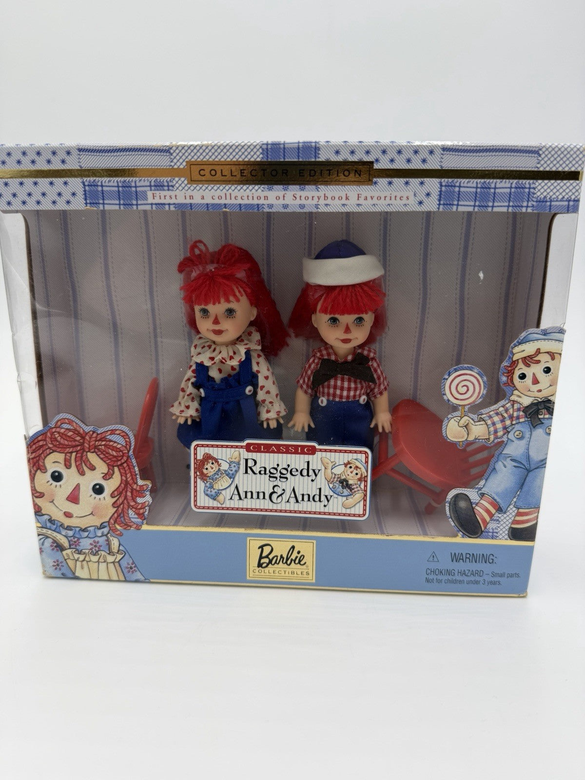 Barbie Raggedy Ann & Andy Tommy & Kelly Storybook Collector Edition Dolls Box